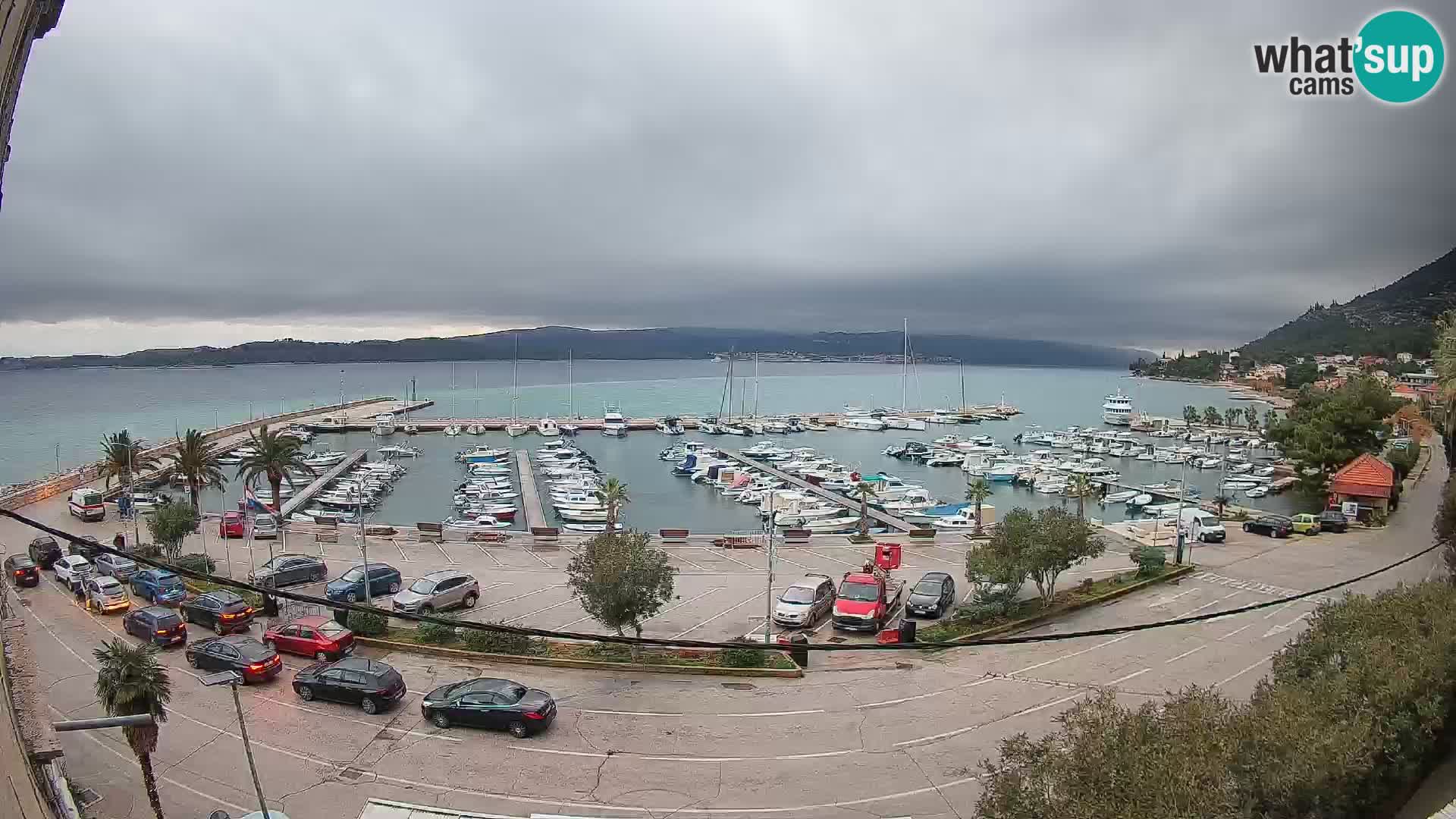 Webcam Orebić Riva – Ferry vers Korčula en direct
