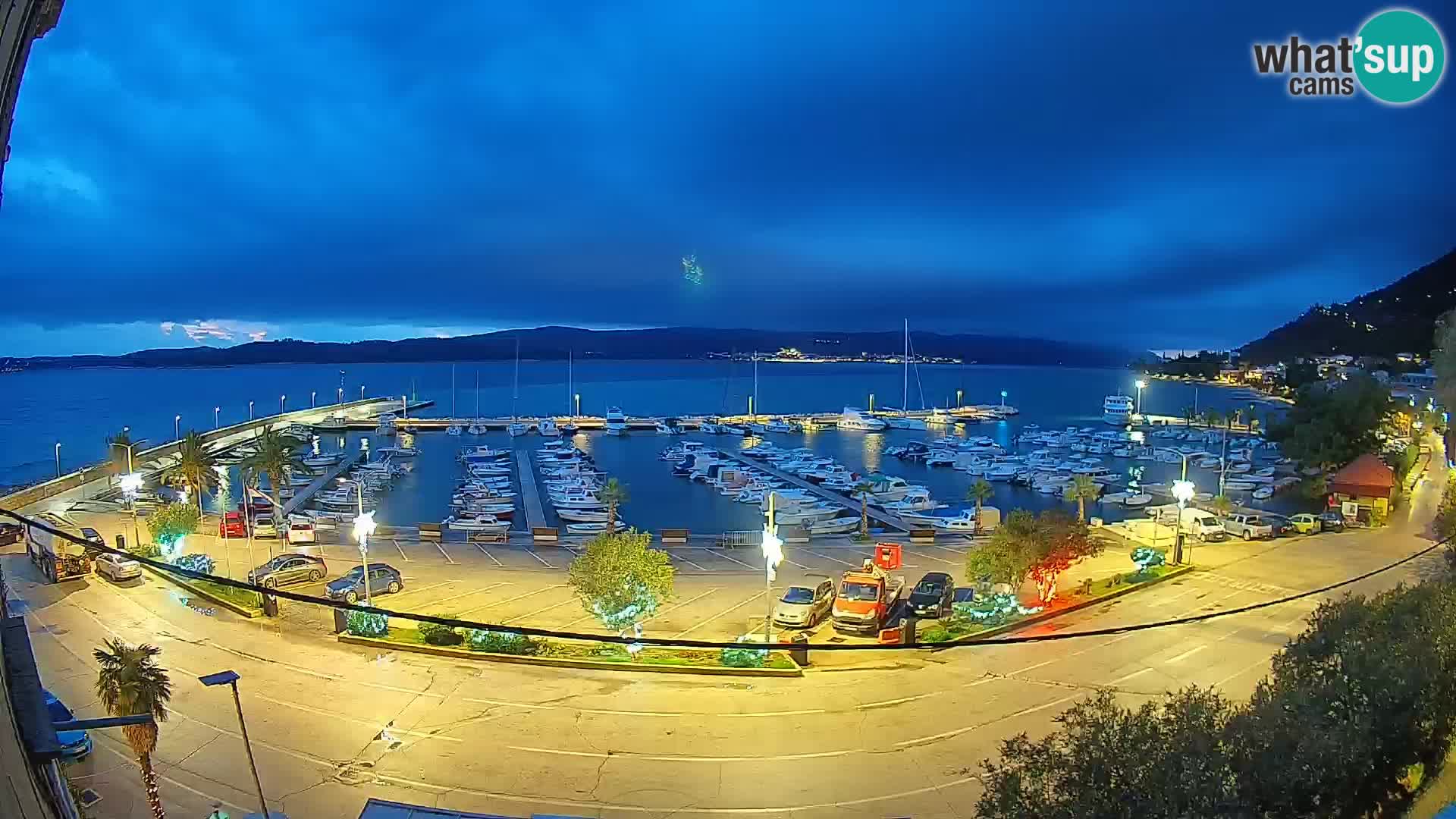 Webcam Orebić Riva – Ferry to Korčula Live