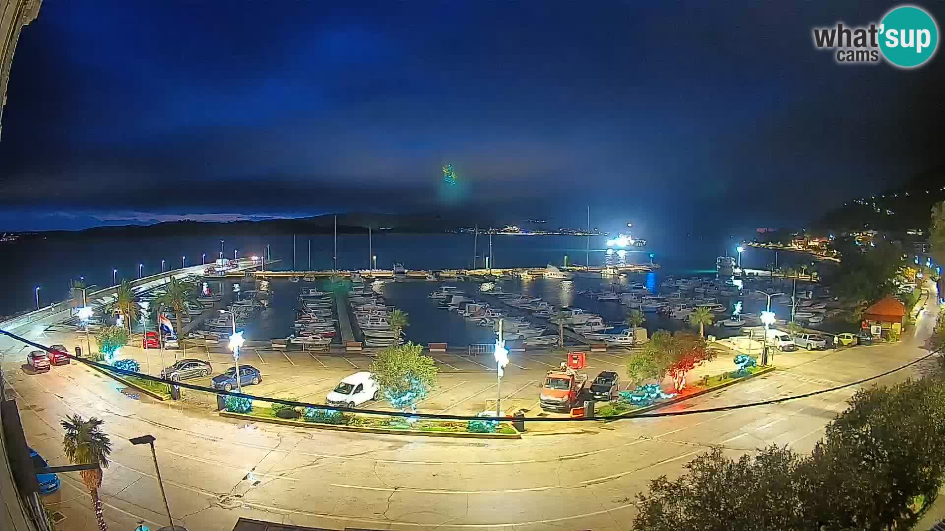 Webcam Orebić Riva – Ferry a Korčula en vivo