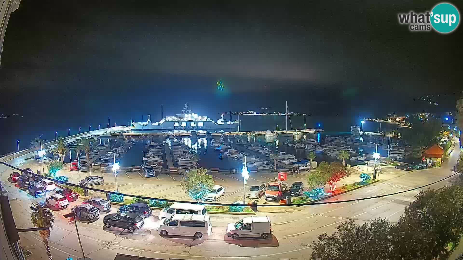 Webcam Orebić Riva – Ferry to Korčula Live