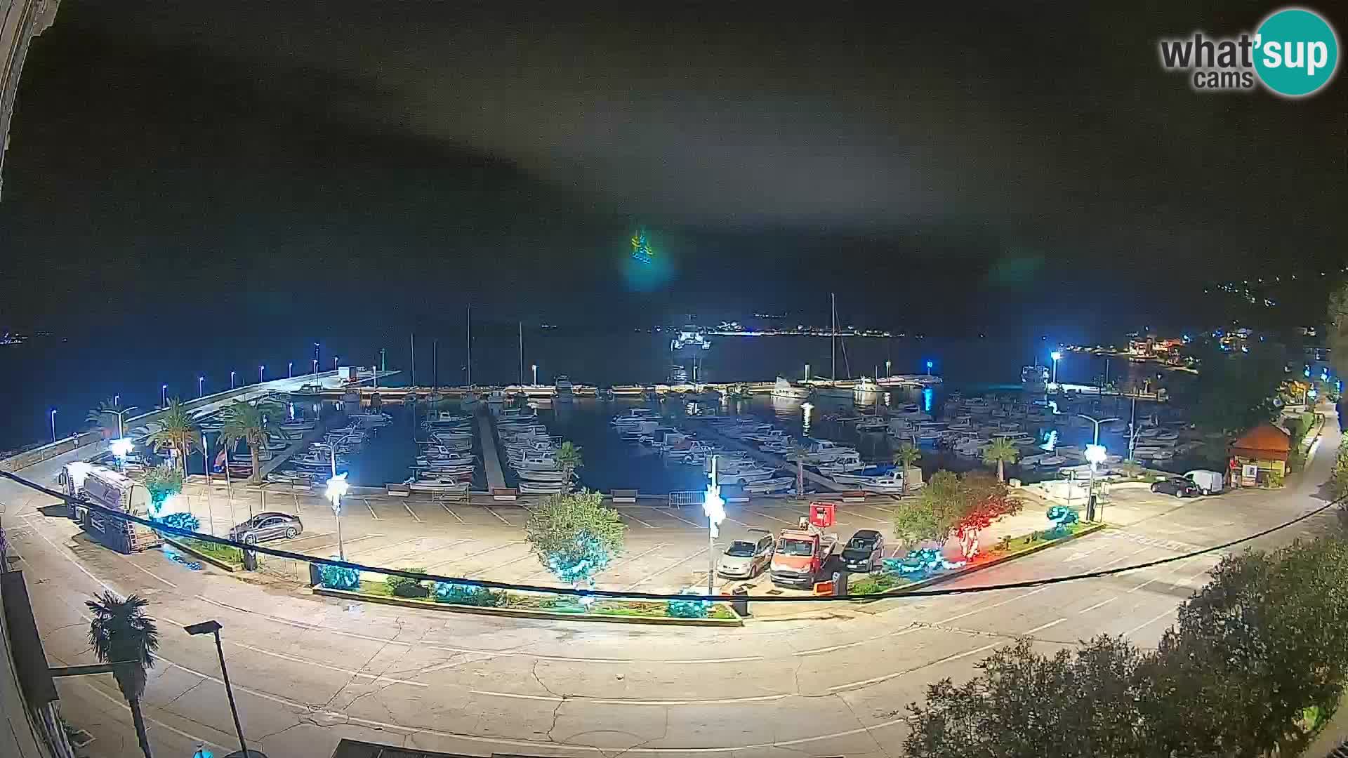 Webcam Orebić Riva – Ferry to Korčula Live