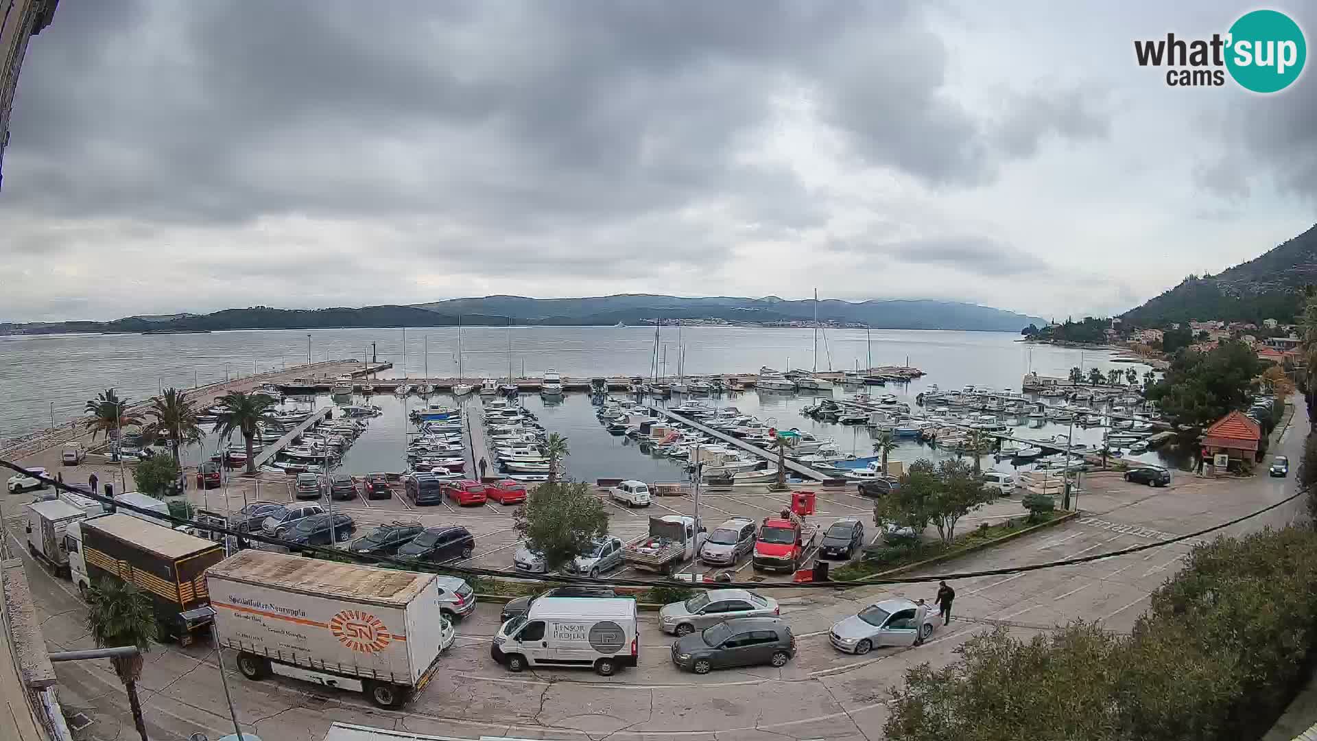 Webcam Orebić Riva – Ferry vers Korčula en direct