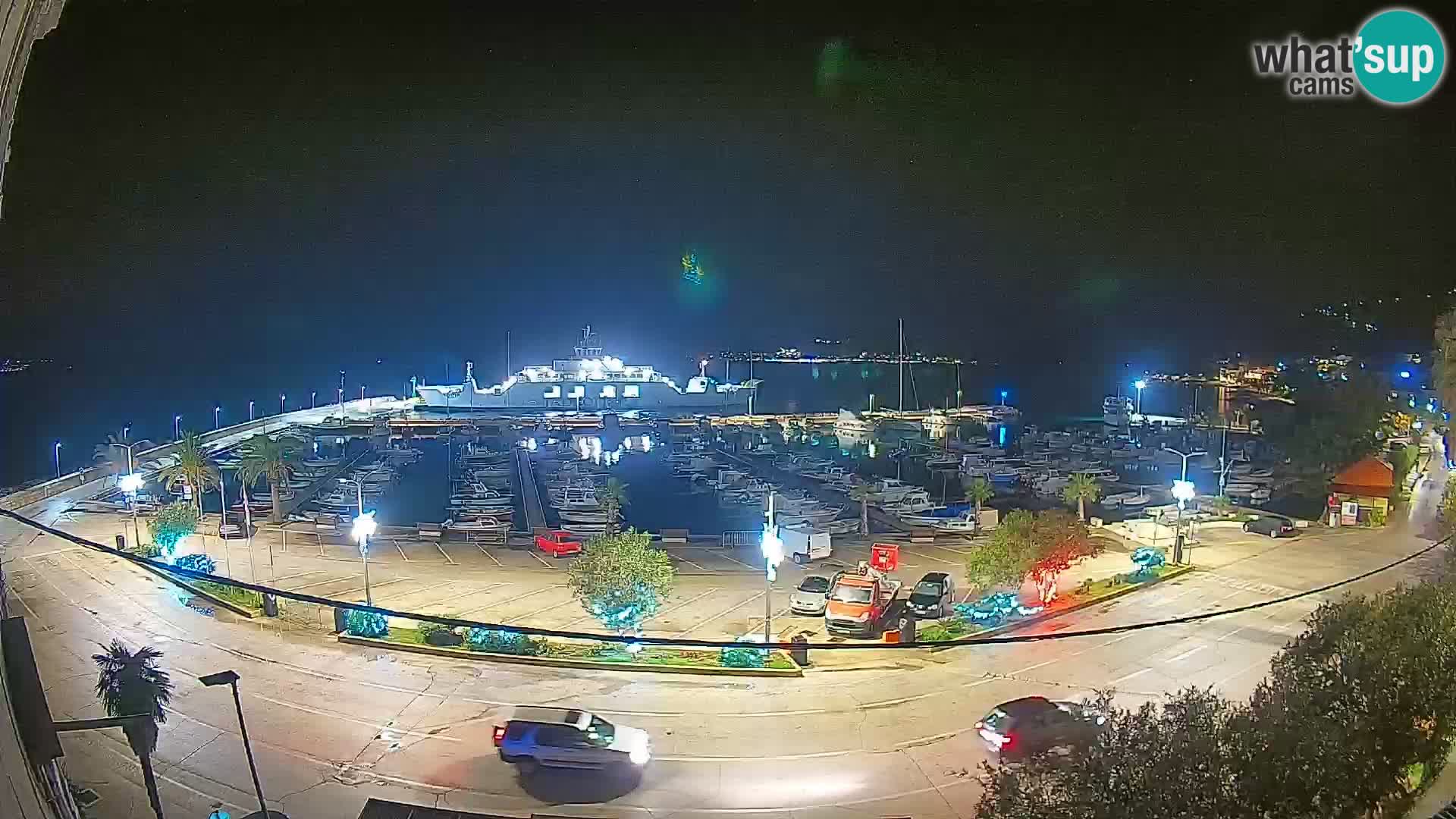 Webcam Orebić Riva – Ferry a Korčula en vivo