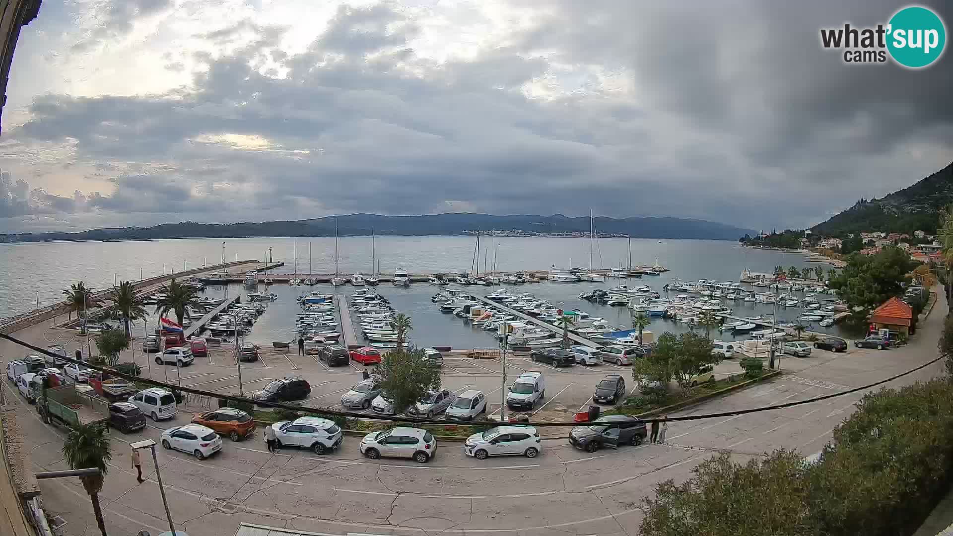 Webcam Orebić Riva – Ferry vers Korčula en direct