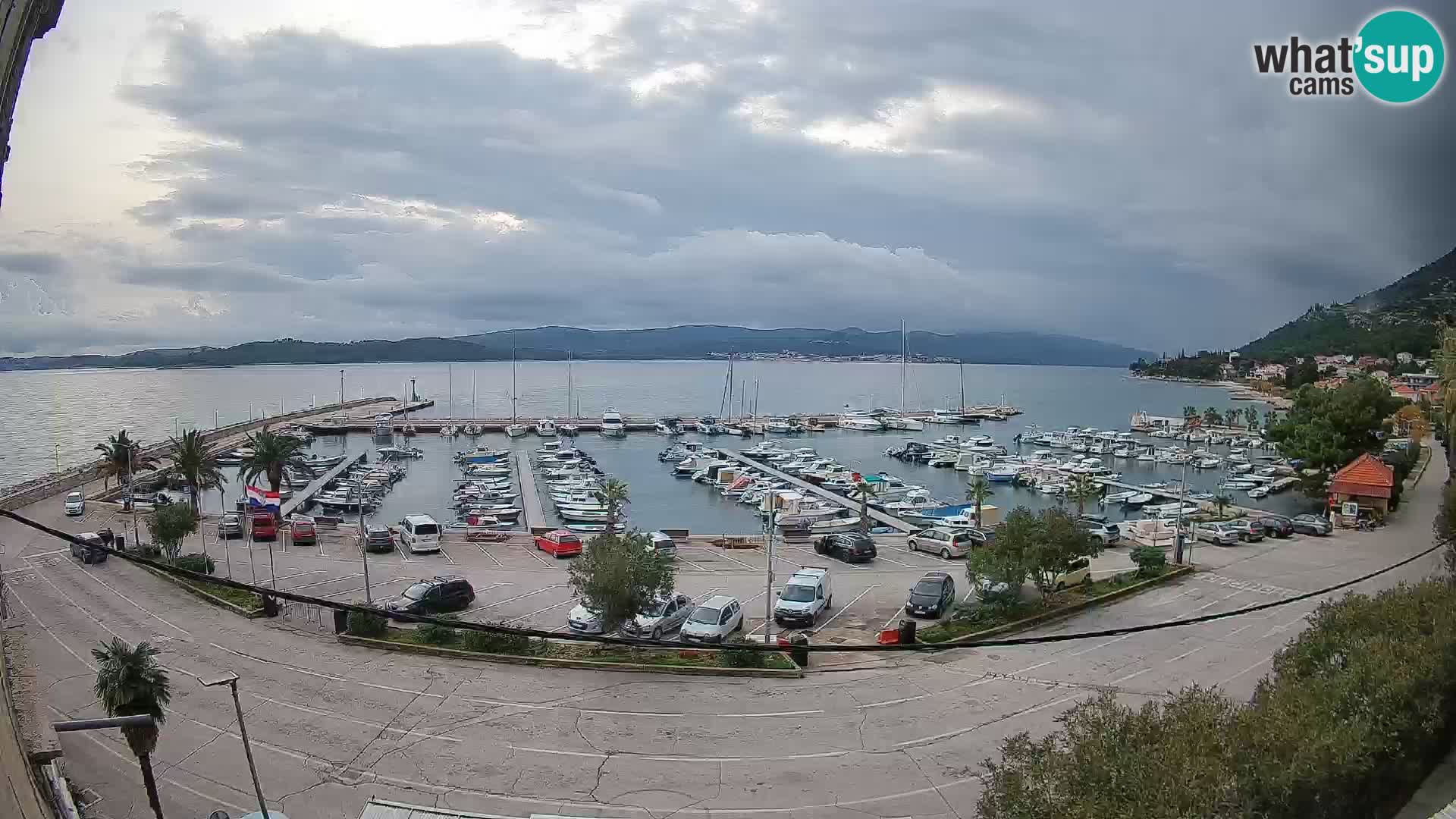 Web kamera Orebić Riva – Trajekt za Korčulu uživo