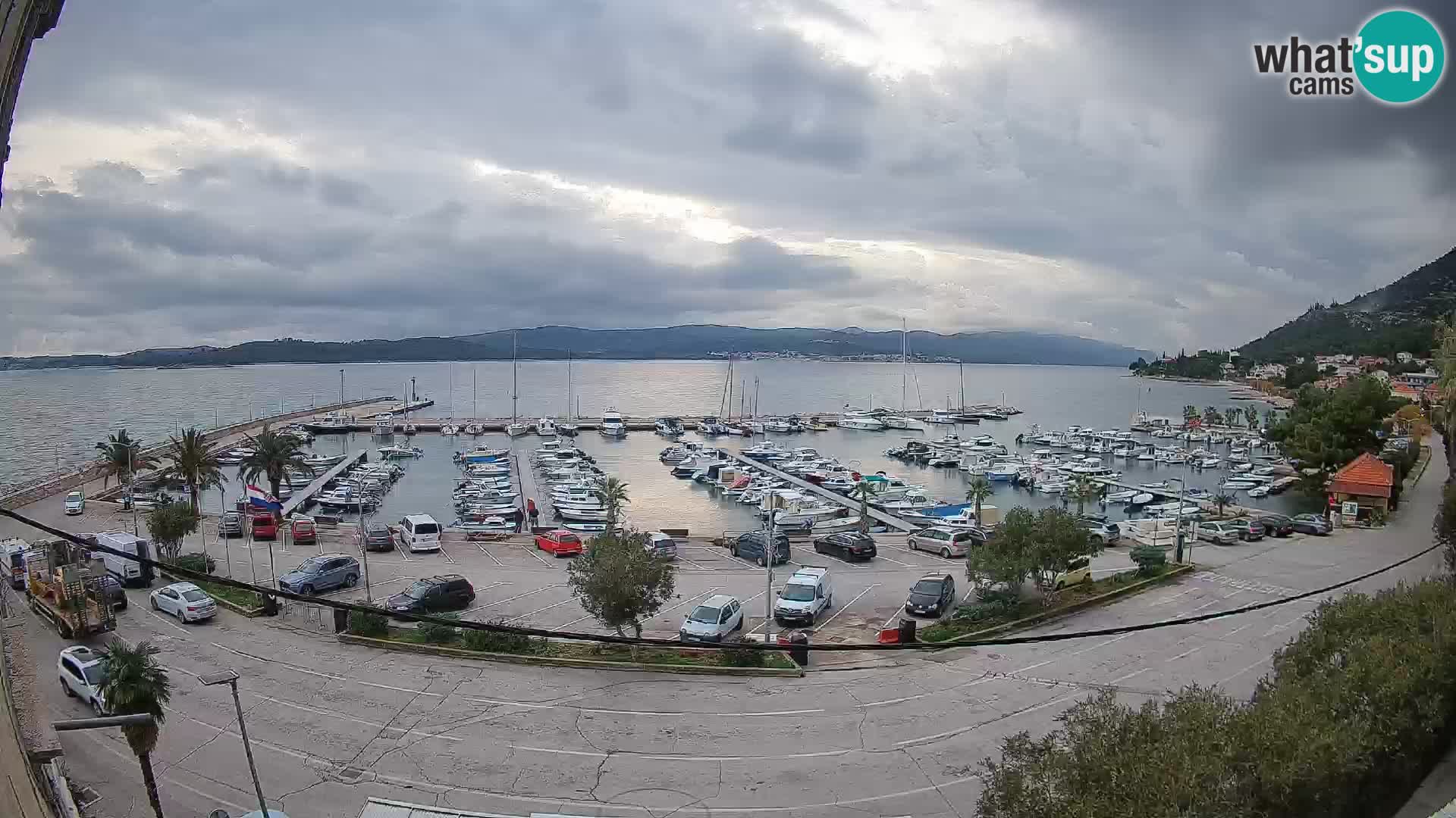 Webcam Orebić Riva – Ferry vers Korčula en direct