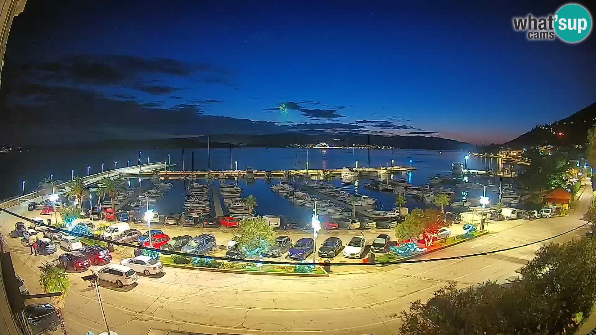 Webcam Orebić Riva – Ferry vers Korčula en direct