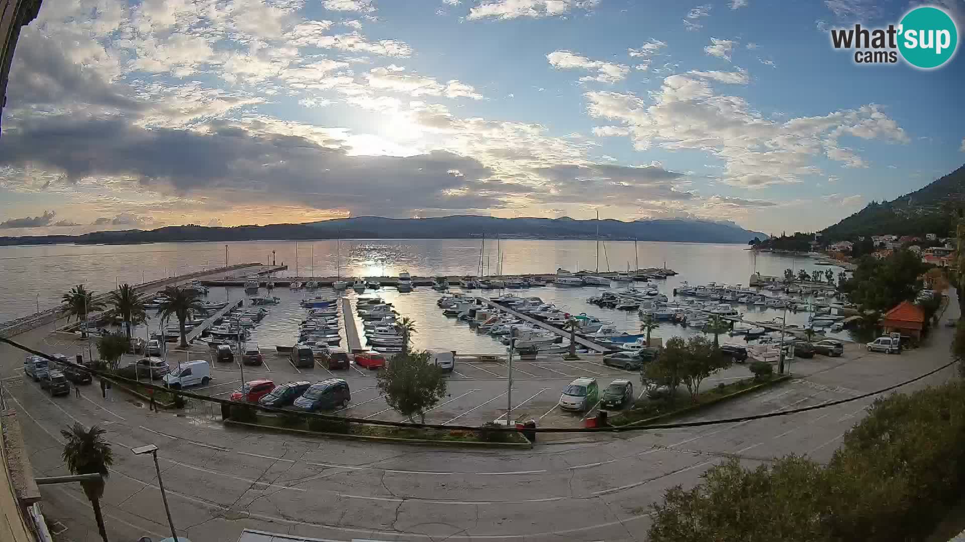 Webcam Orebić Riva – Ferry to Korčula Live