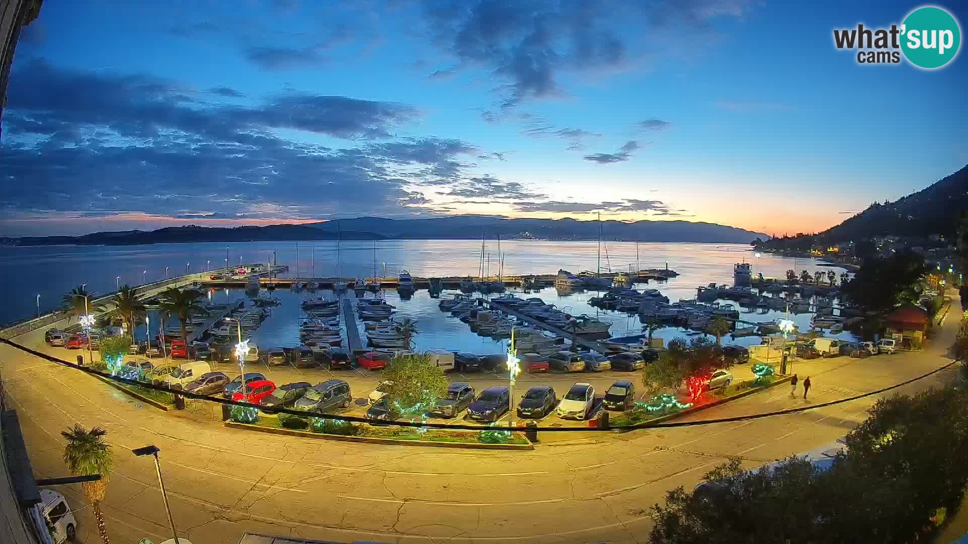 Webcam Orebić Riva – Ferry vers Korčula en direct