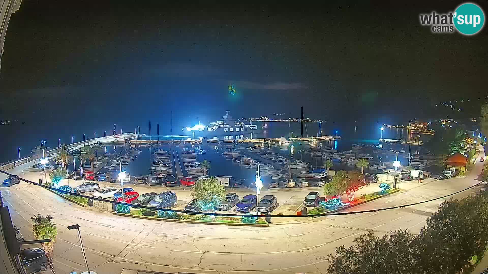 Webcam Orebić Riva – Ferry vers Korčula en direct