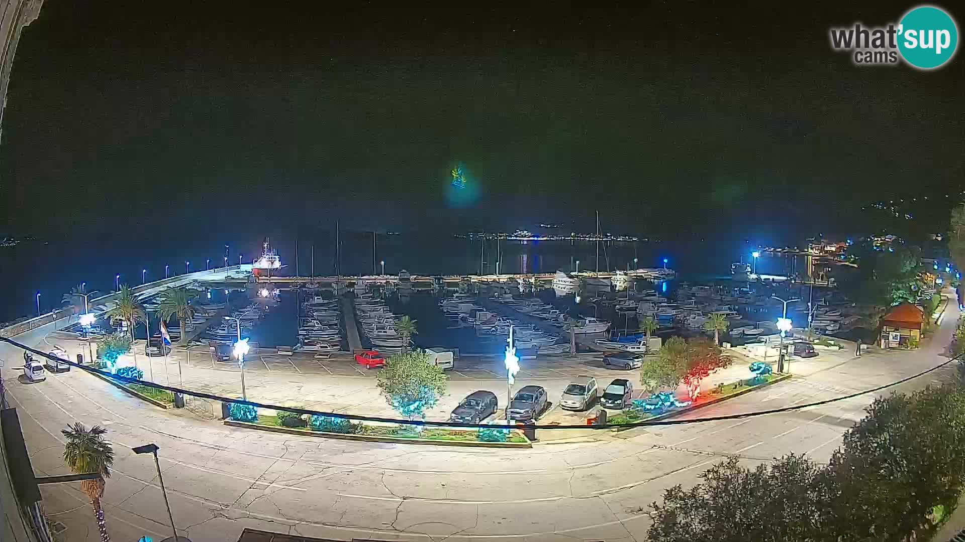 Webcam Orebić Riva – Ferry a Korčula en vivo