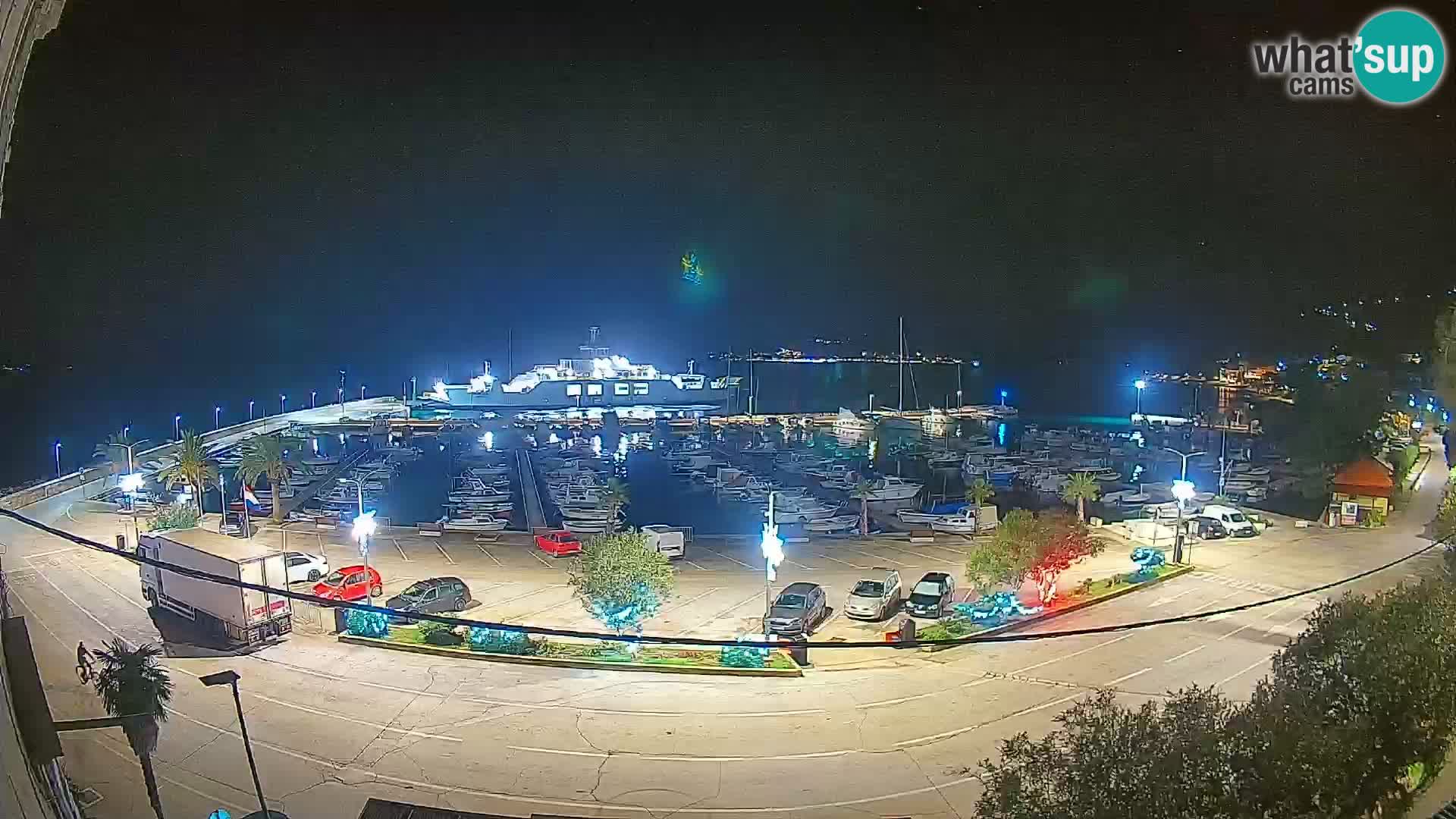 Webcam Orebić Uferpromenade – Fähre nach Korčula Live