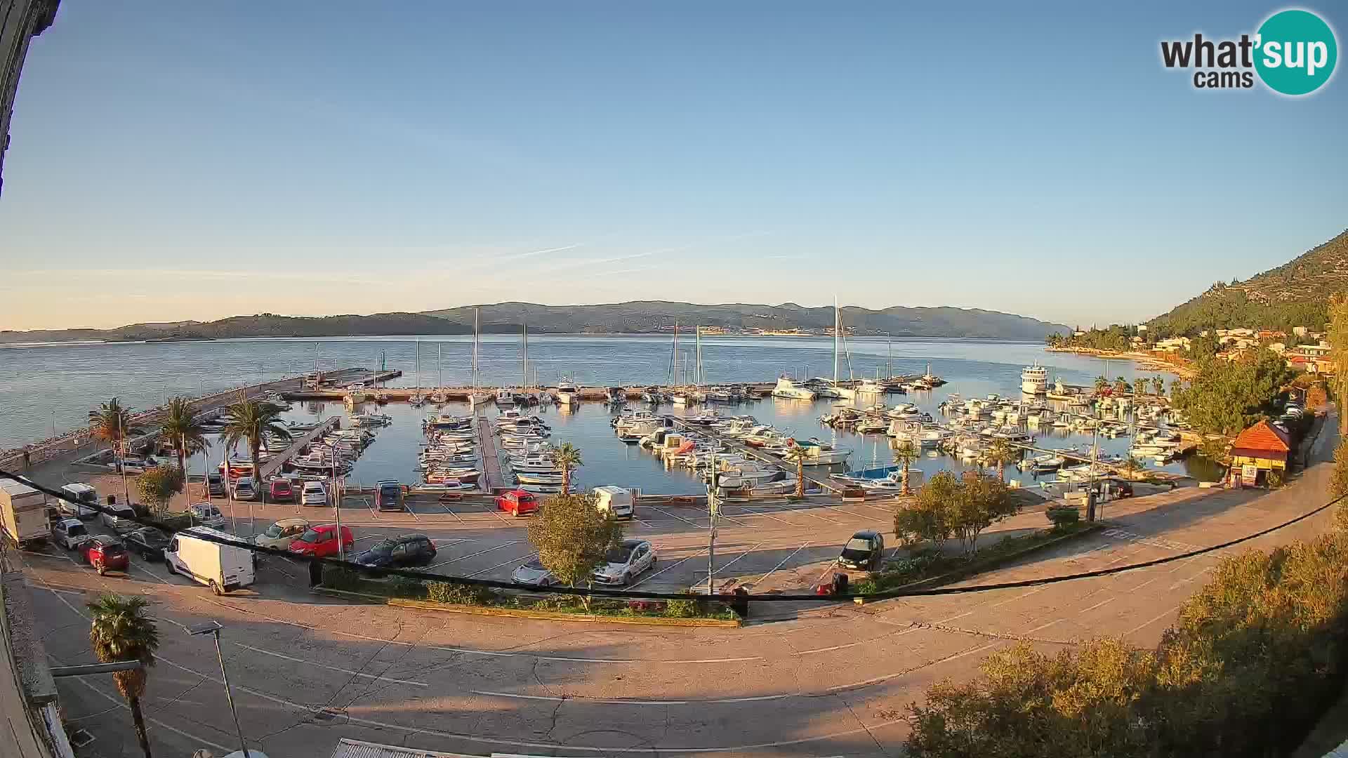 Webcam Orebić Riva – Ferry to Korčula Live