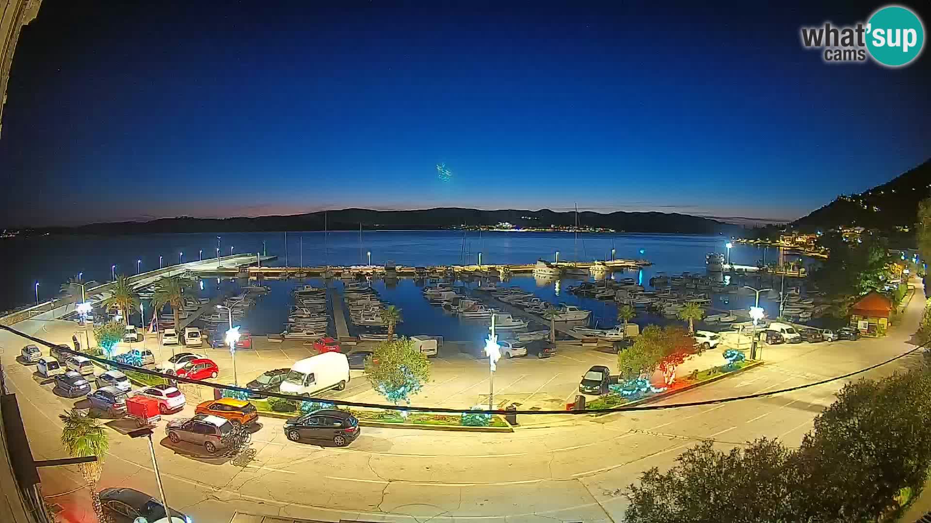 Webcam Orebić Uferpromenade – Fähre nach Korčula Live