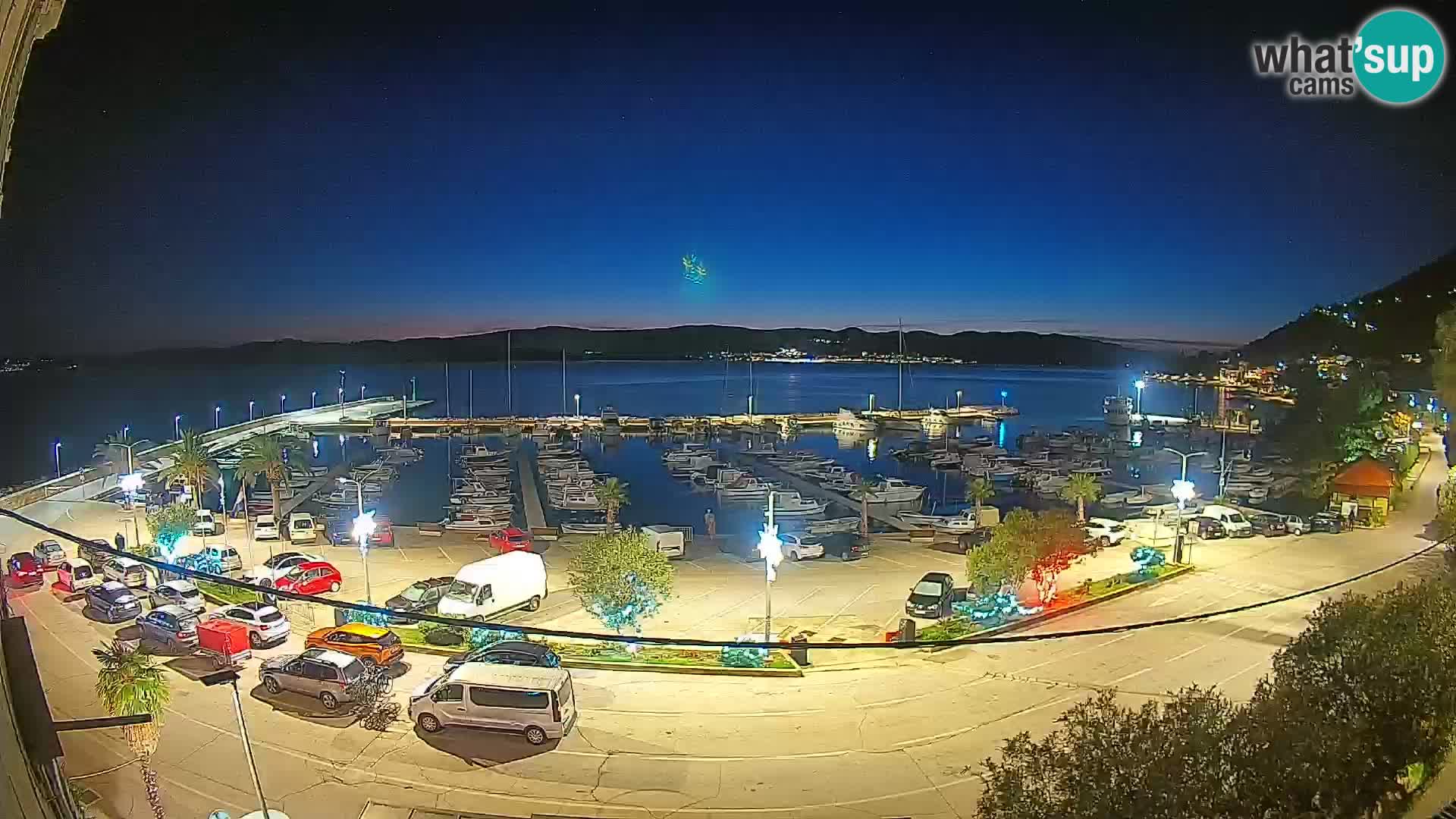 Spletna kamera Orebić Riva – Trajekt za Korčulo v živo