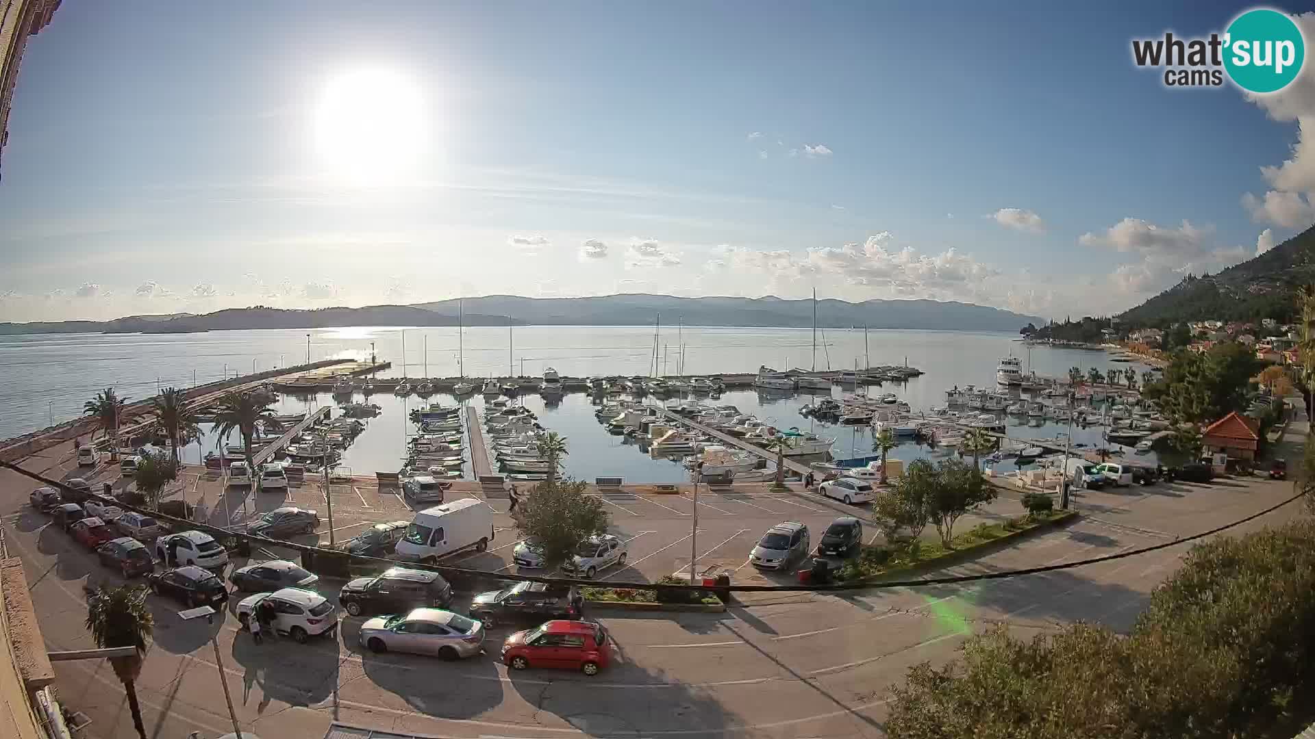 Webcam Orebić Riva – Ferry vers Korčula en direct