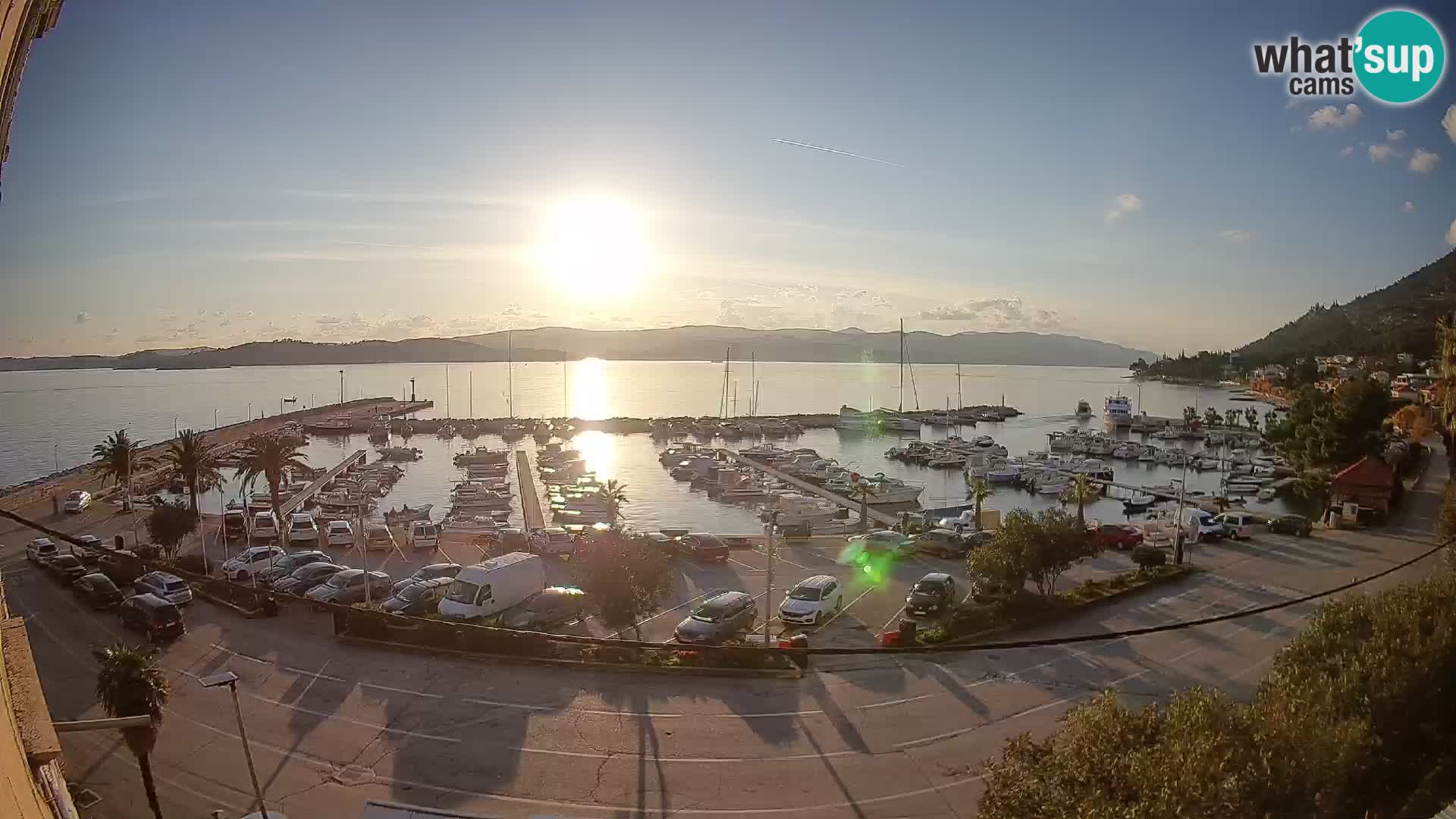 Webcam Orebić Riva – Ferry to Korčula Live
