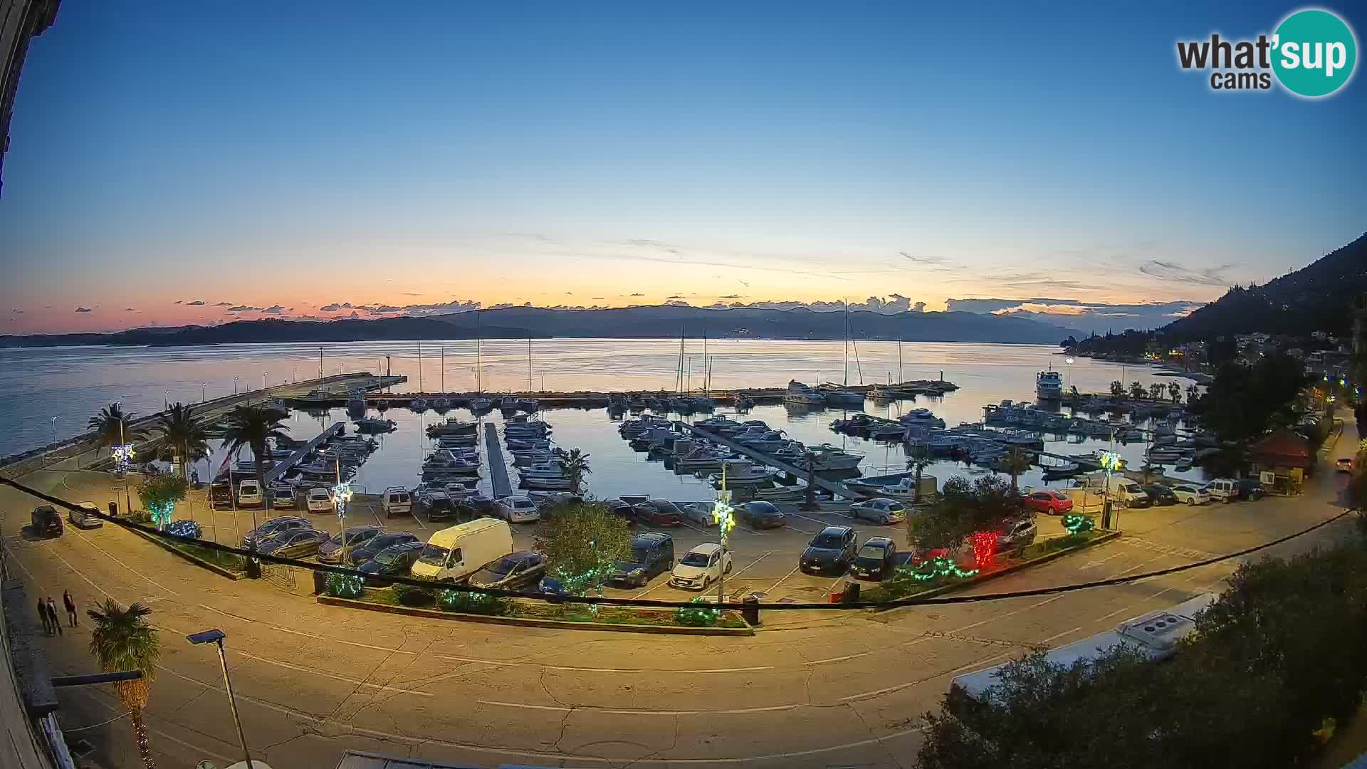 Webcam Orebić Riva – Ferry vers Korčula en direct