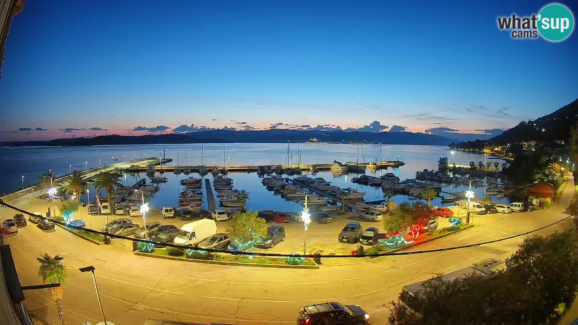 Webcam Orebić Riva – Ferry a Korčula en vivo