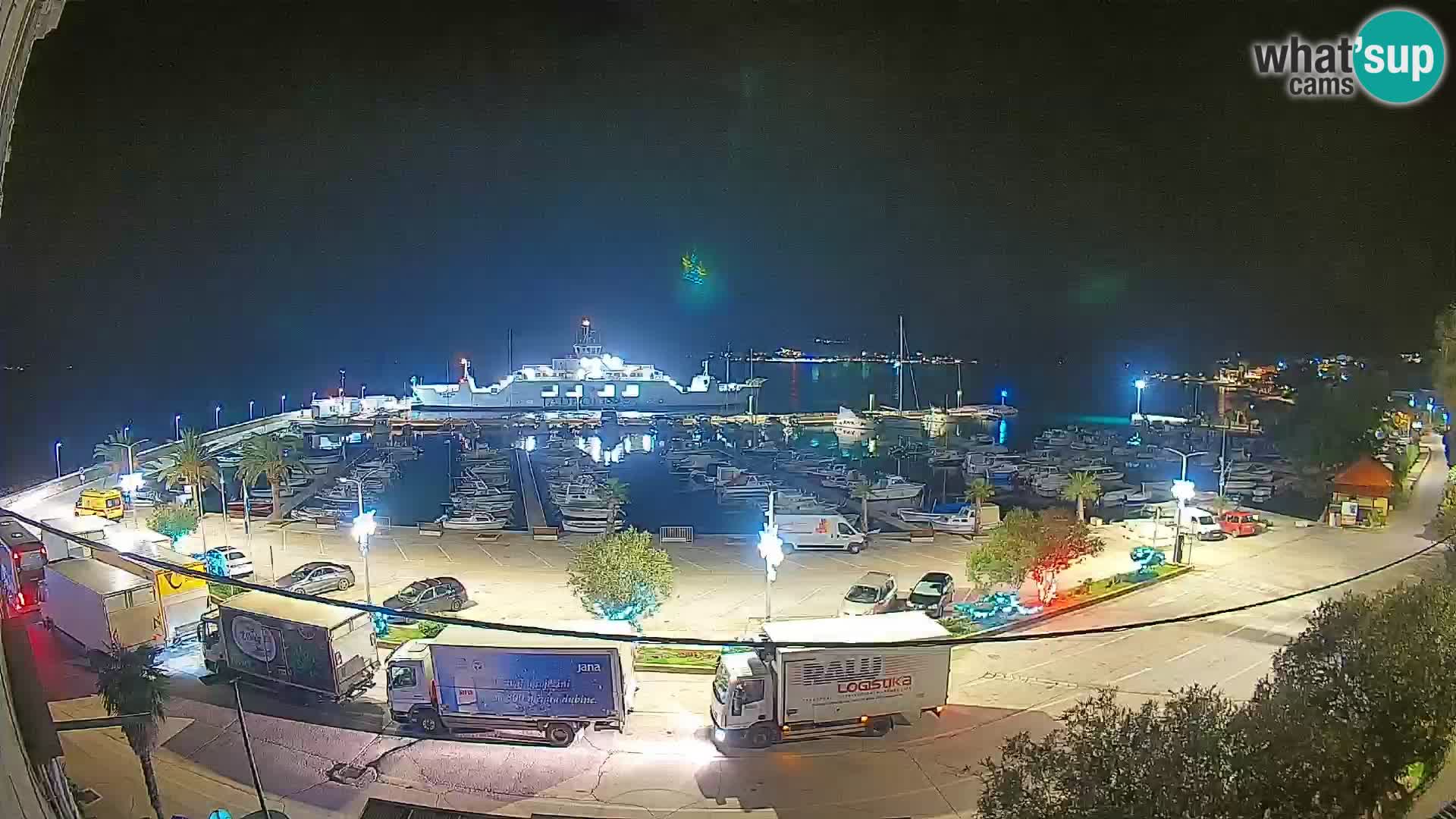 Webcam Orebić Riva – Ferry to Korčula Live