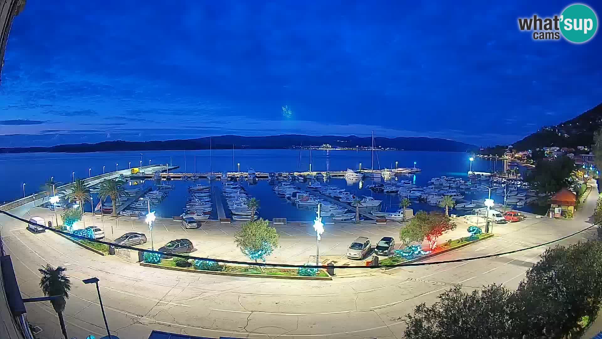 Webcam Orebić Riva – Ferry a Korčula en vivo