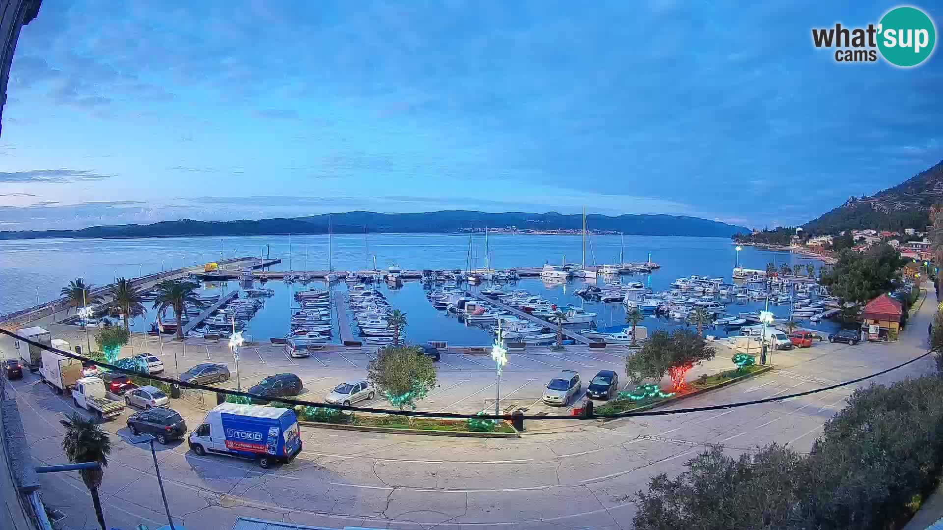 Webcam Orebić Uferpromenade – Fähre nach Korčula Live