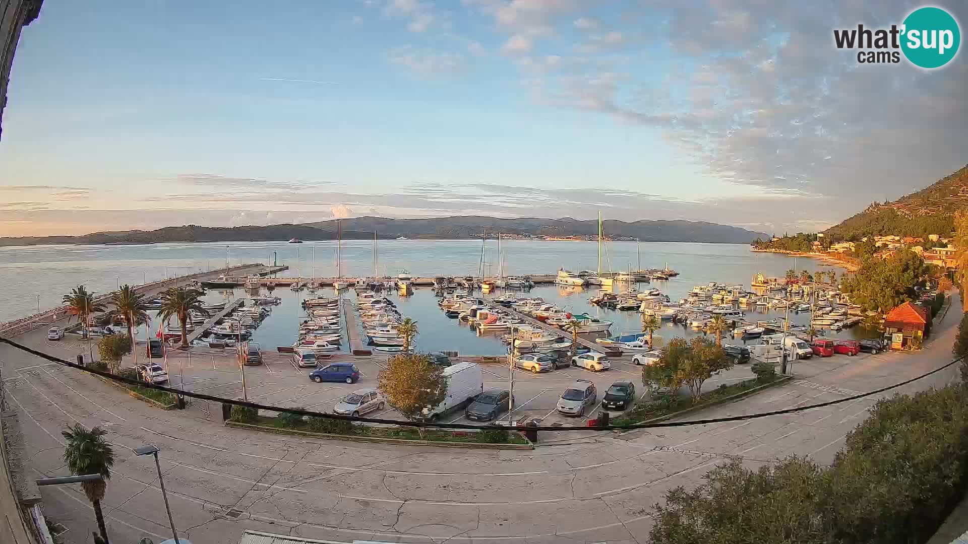 Webcam Orebić Riva – Ferry vers Korčula en direct