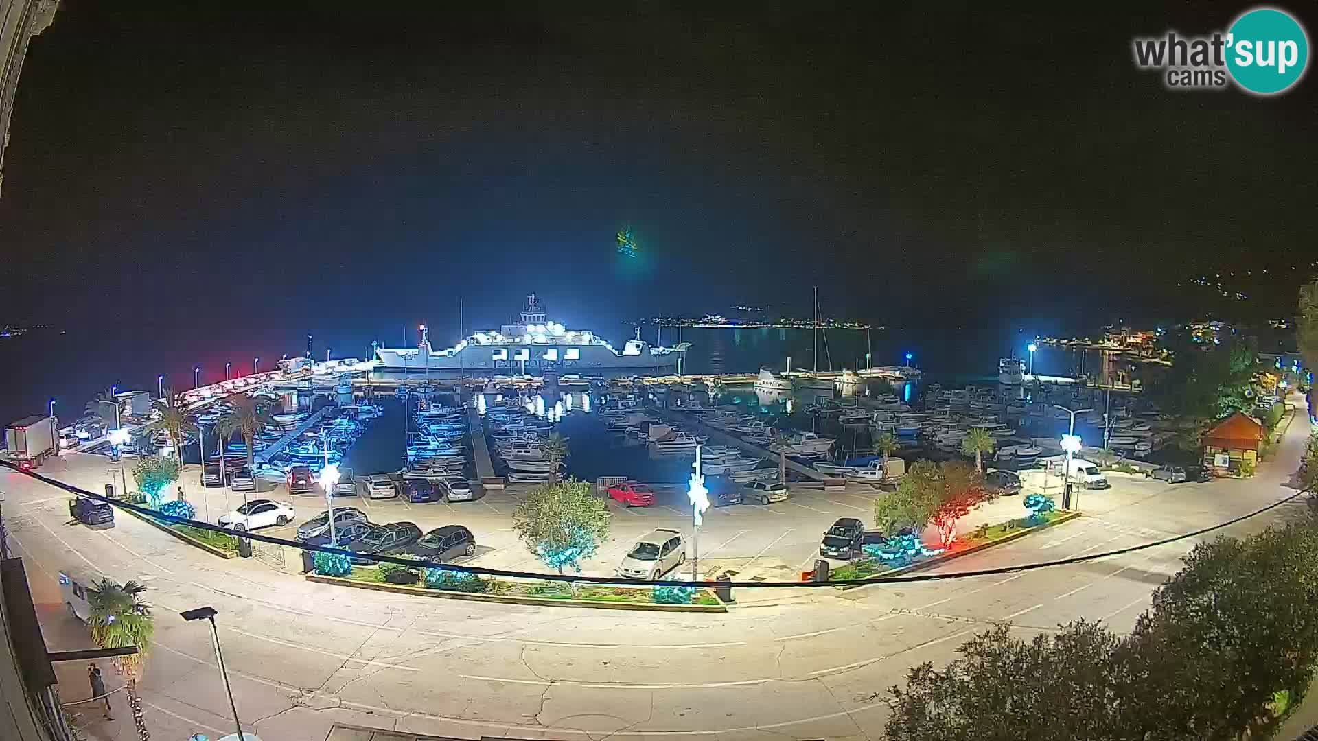 Webcam Orebić Riva – Ferry to Korčula Live