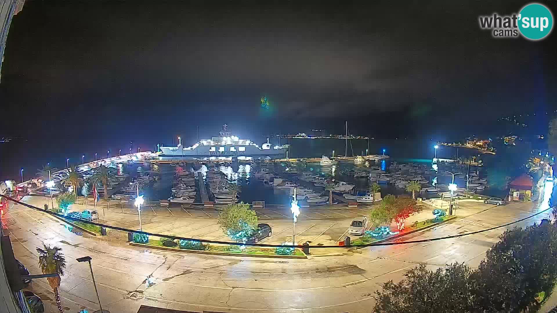 Webcam Orebić Uferpromenade – Fähre nach Korčula Live
