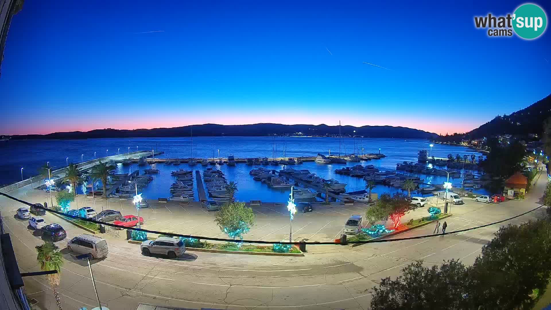 Webcam Orebić Riva – Ferry to Korčula Live
