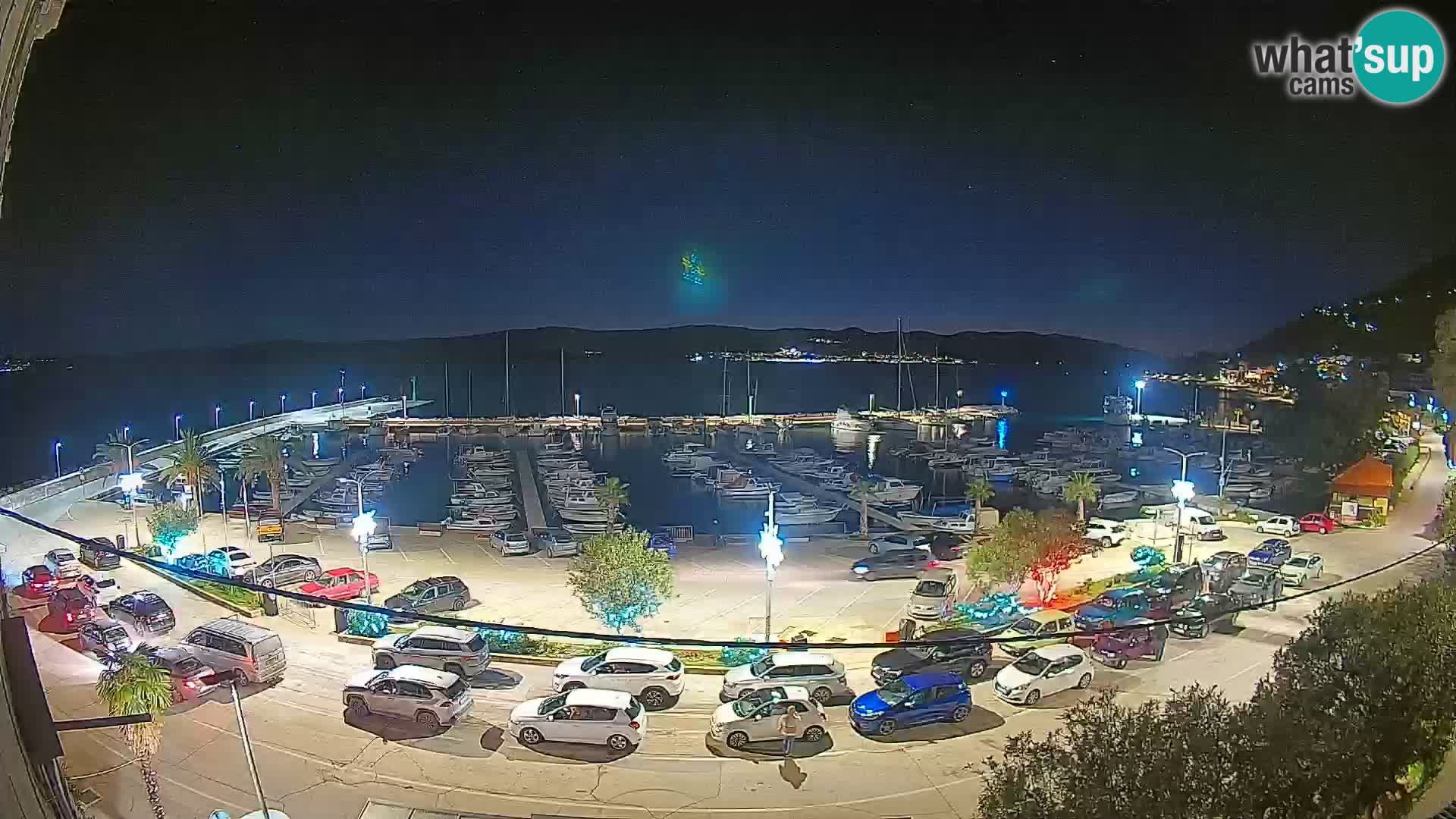 Spletna kamera Orebić Riva – Trajekt za Korčulo v živo