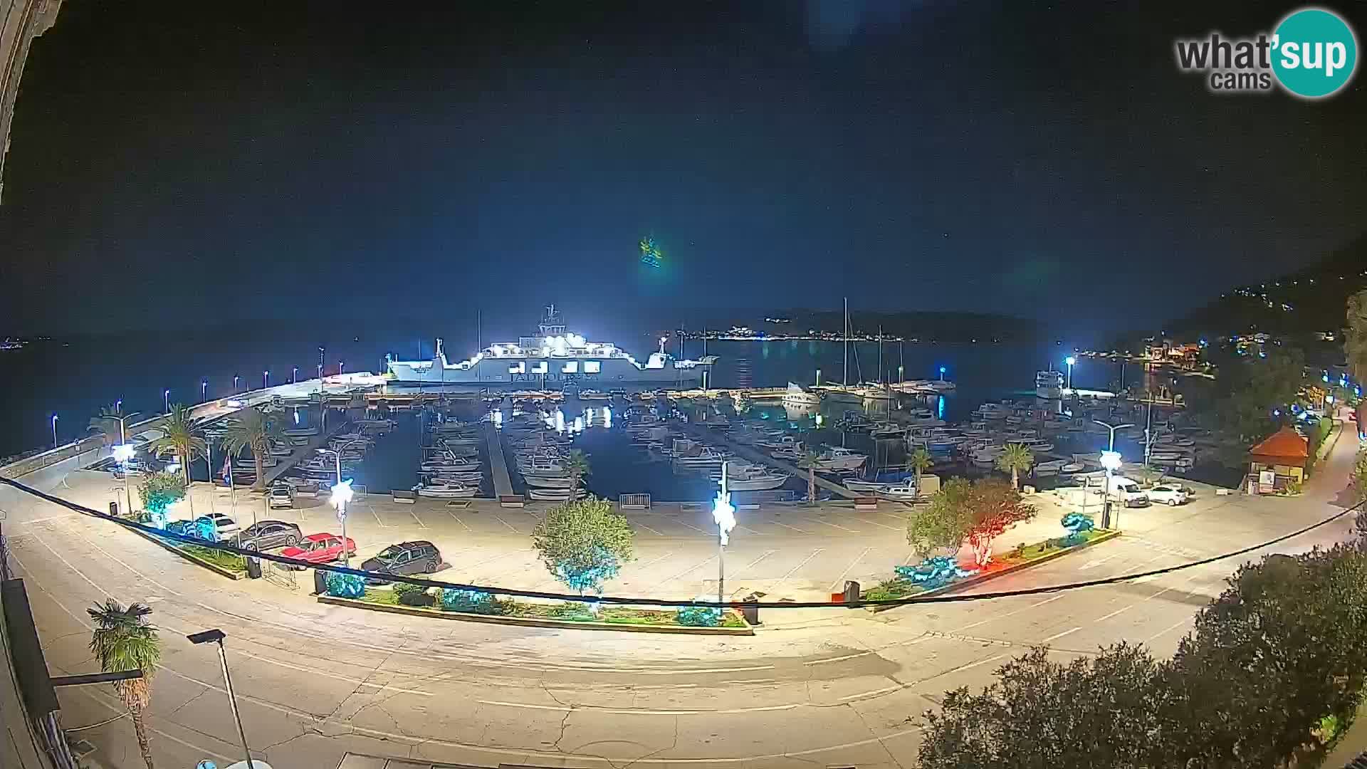 Webcam Orebić Riva – Ferry a Korčula en vivo