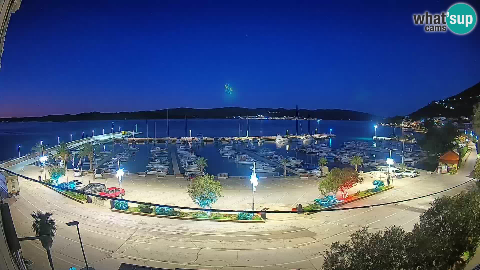 Webcam Orebić Riva – Ferry a Korčula en vivo