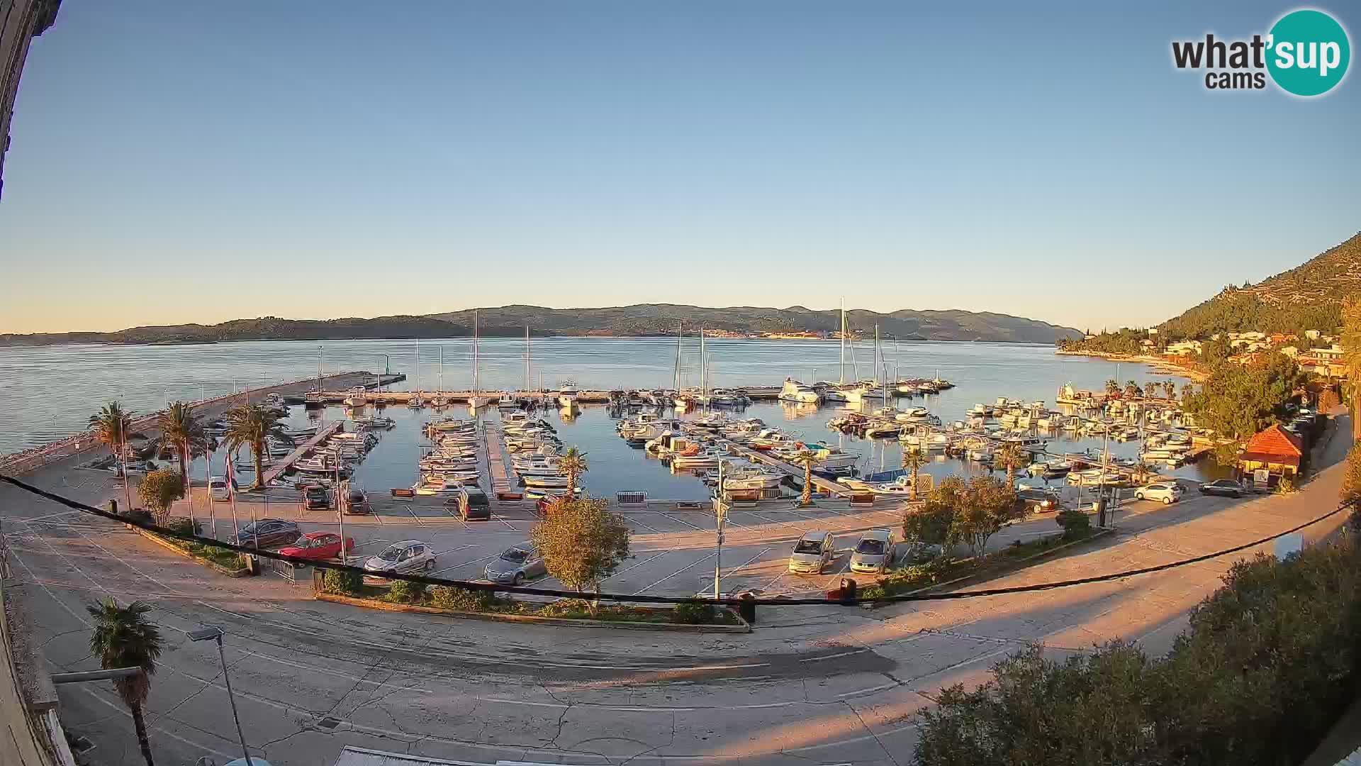 Webcam Orebić Riva – Ferry vers Korčula en direct