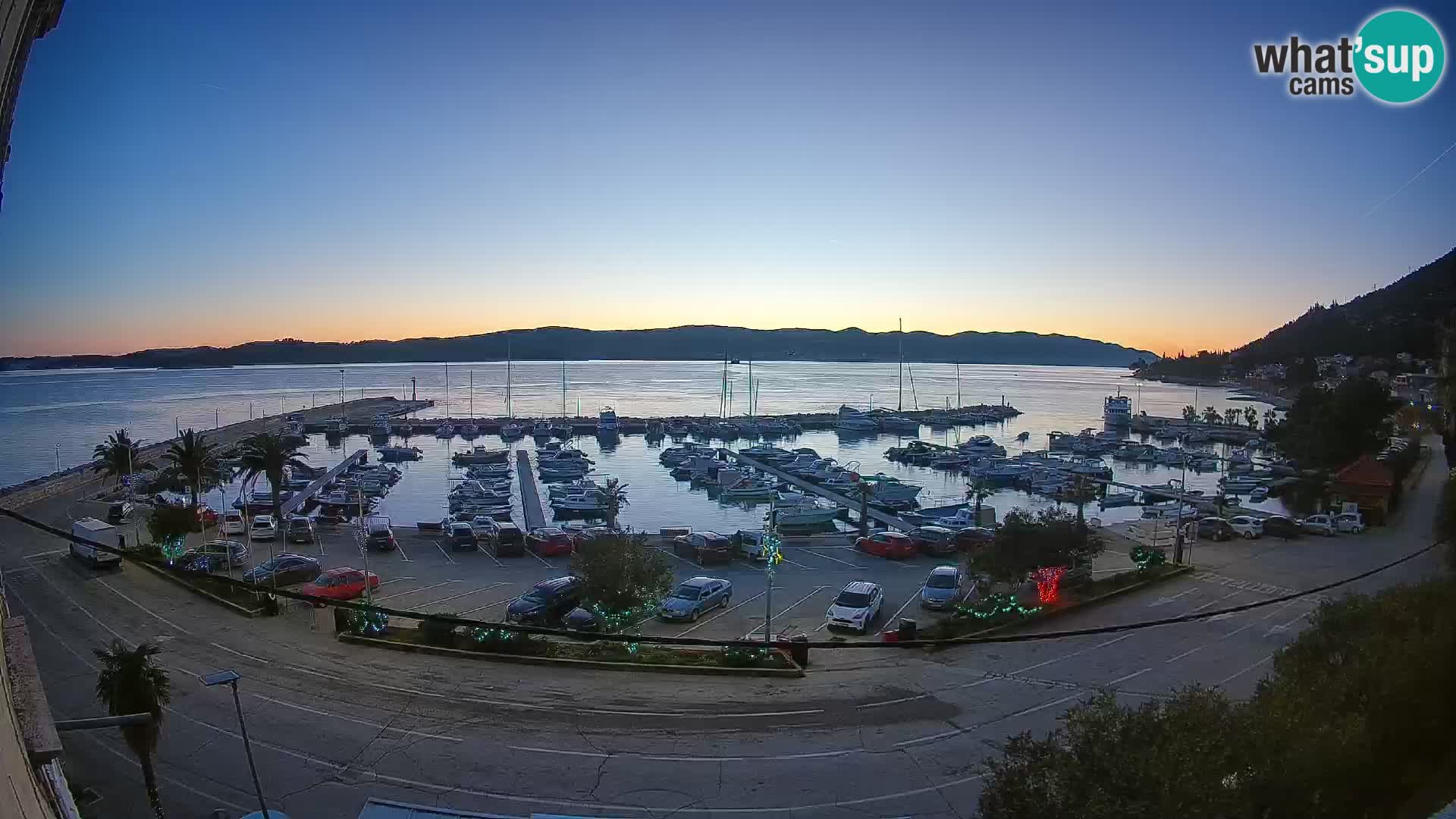 Webcam Orebić Riva – Ferry to Korčula Live