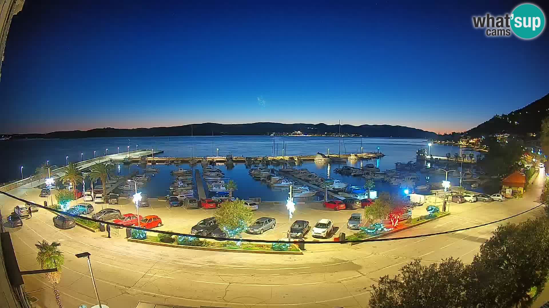 Webcam Orebić Uferpromenade – Fähre nach Korčula Live