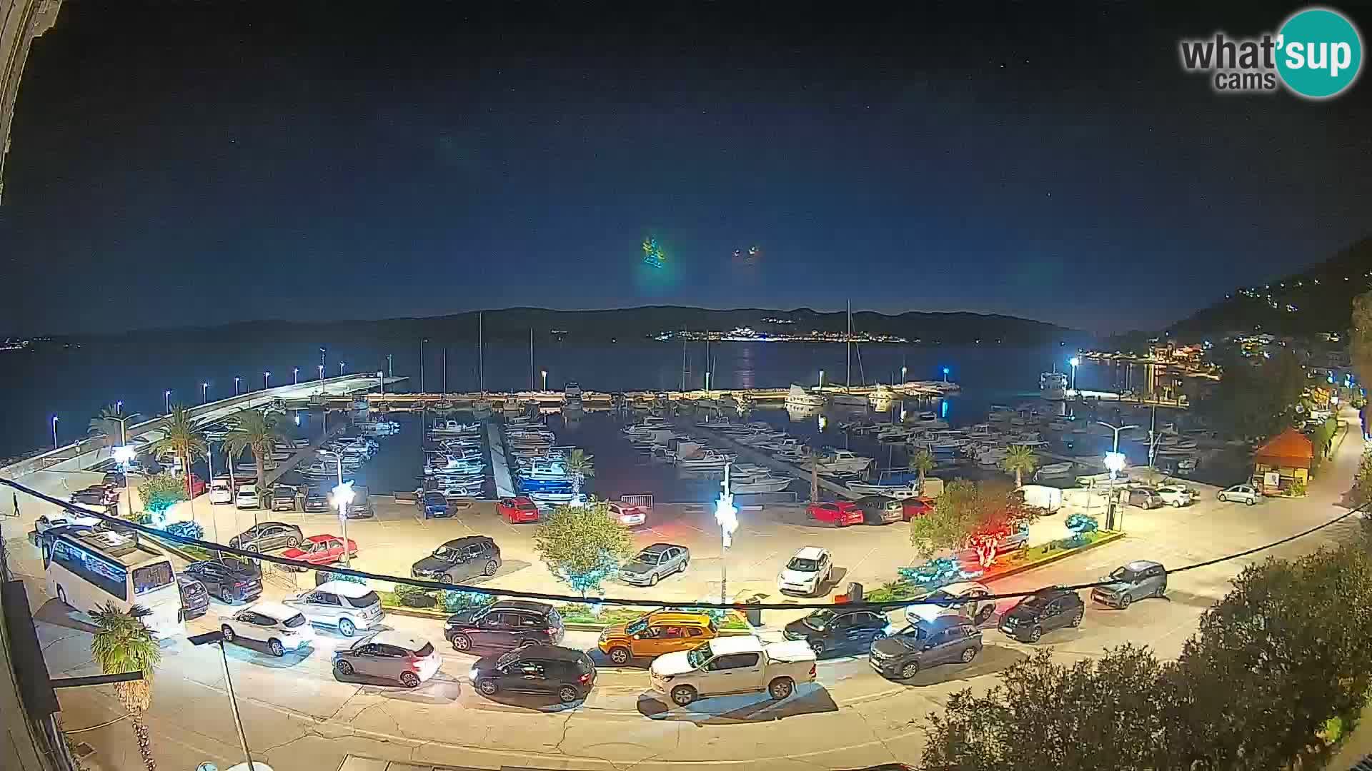 Webcam Orebić Uferpromenade – Fähre nach Korčula Live