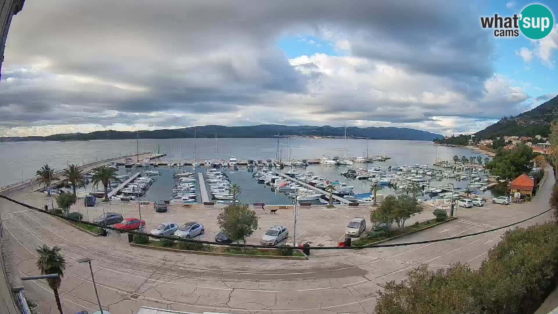 Webcam Orebić Riva – Ferry vers Korčula en direct
