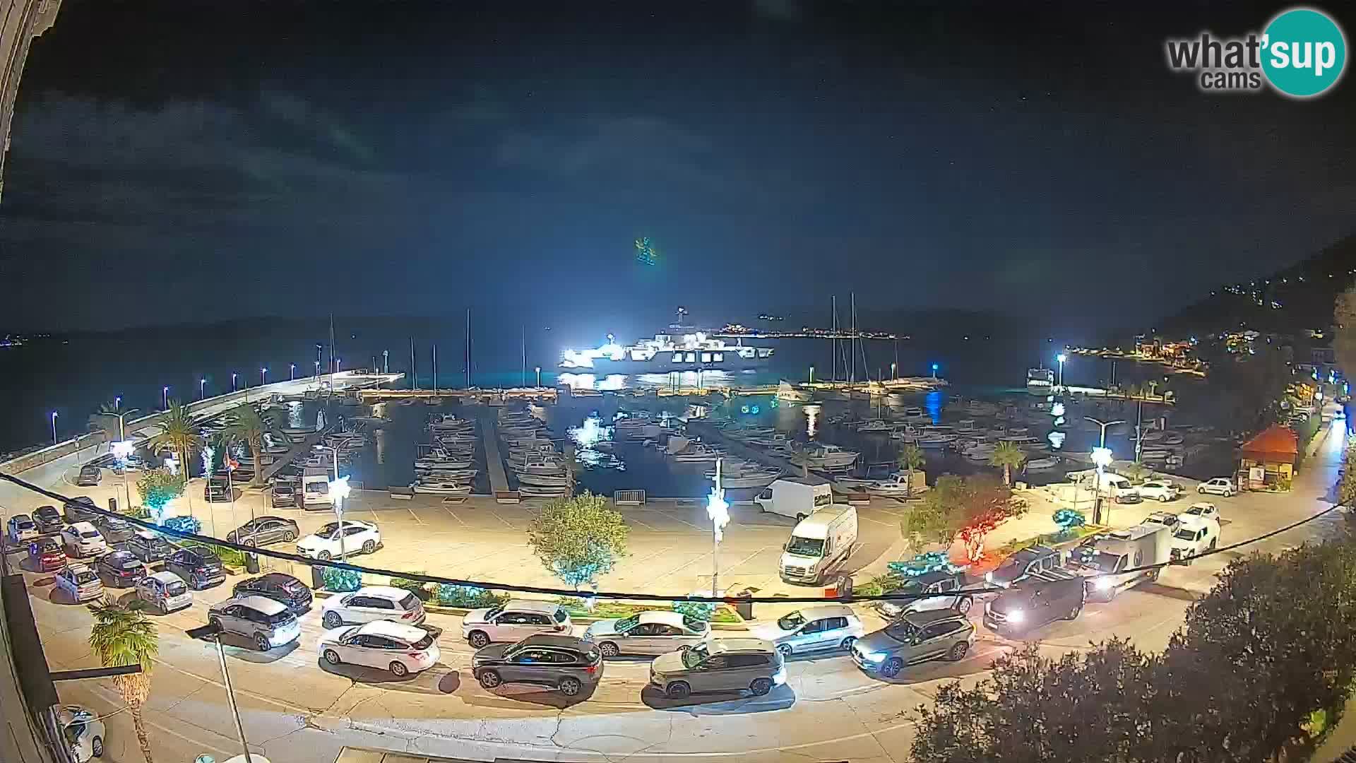 Webcam Orebić Uferpromenade – Fähre nach Korčula Live