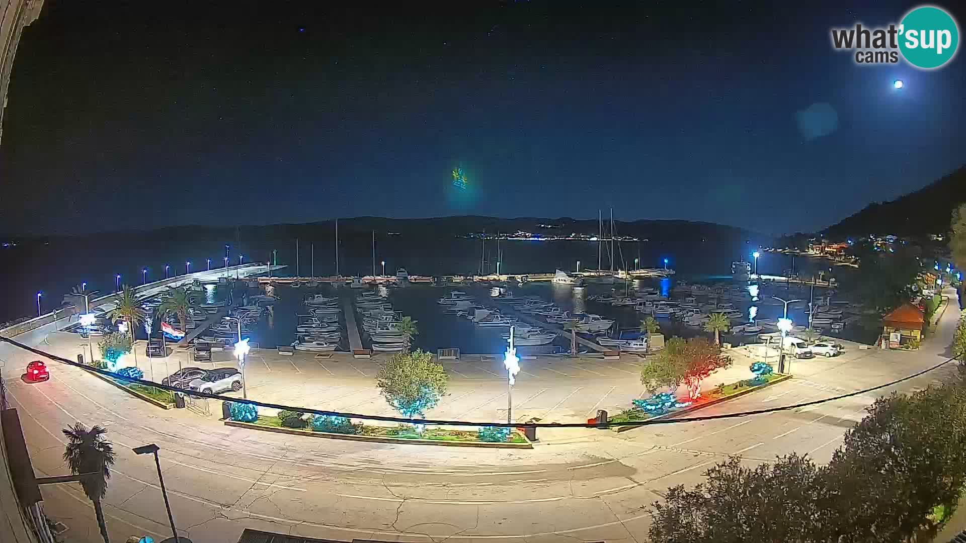 Webcam Orebić Riva – Ferry a Korčula en vivo