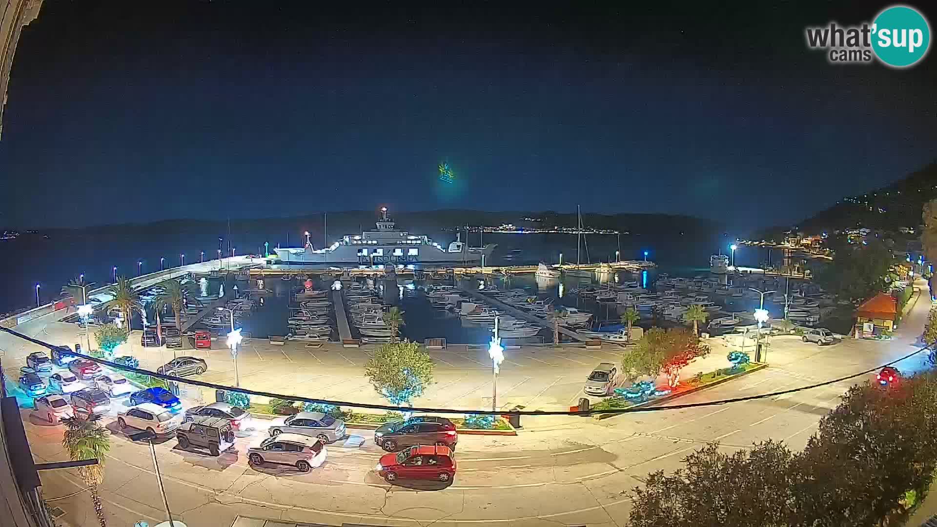 Webcam Orebić Riva – Ferry to Korčula Live