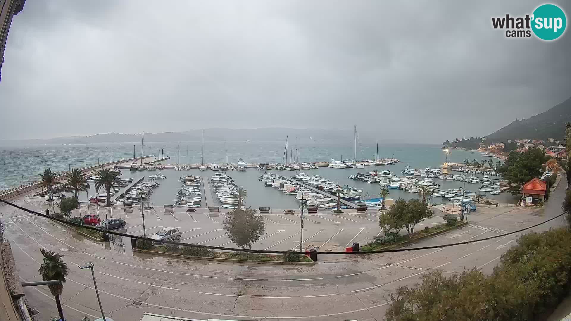 Webcam Orebić Riva – Ferry to Korčula Live
