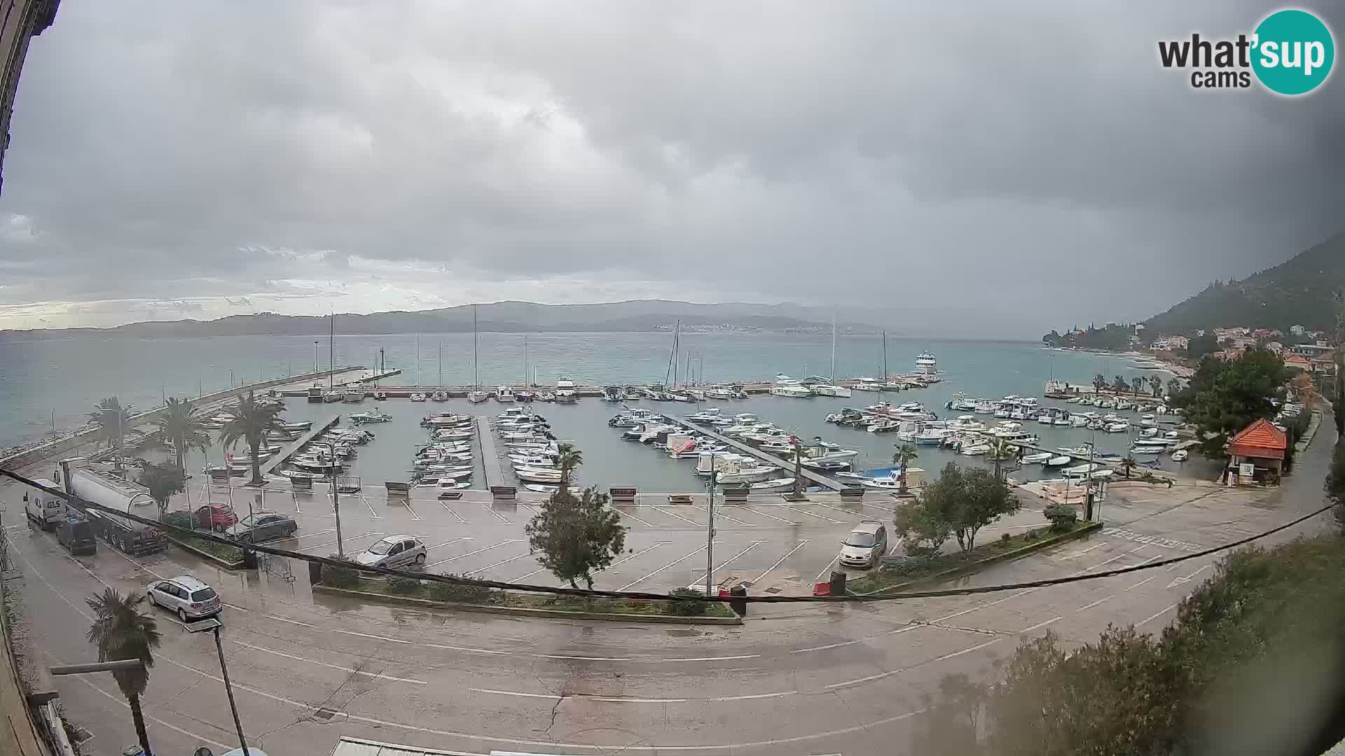 Webcam Orebić Riva – Ferry to Korčula Live
