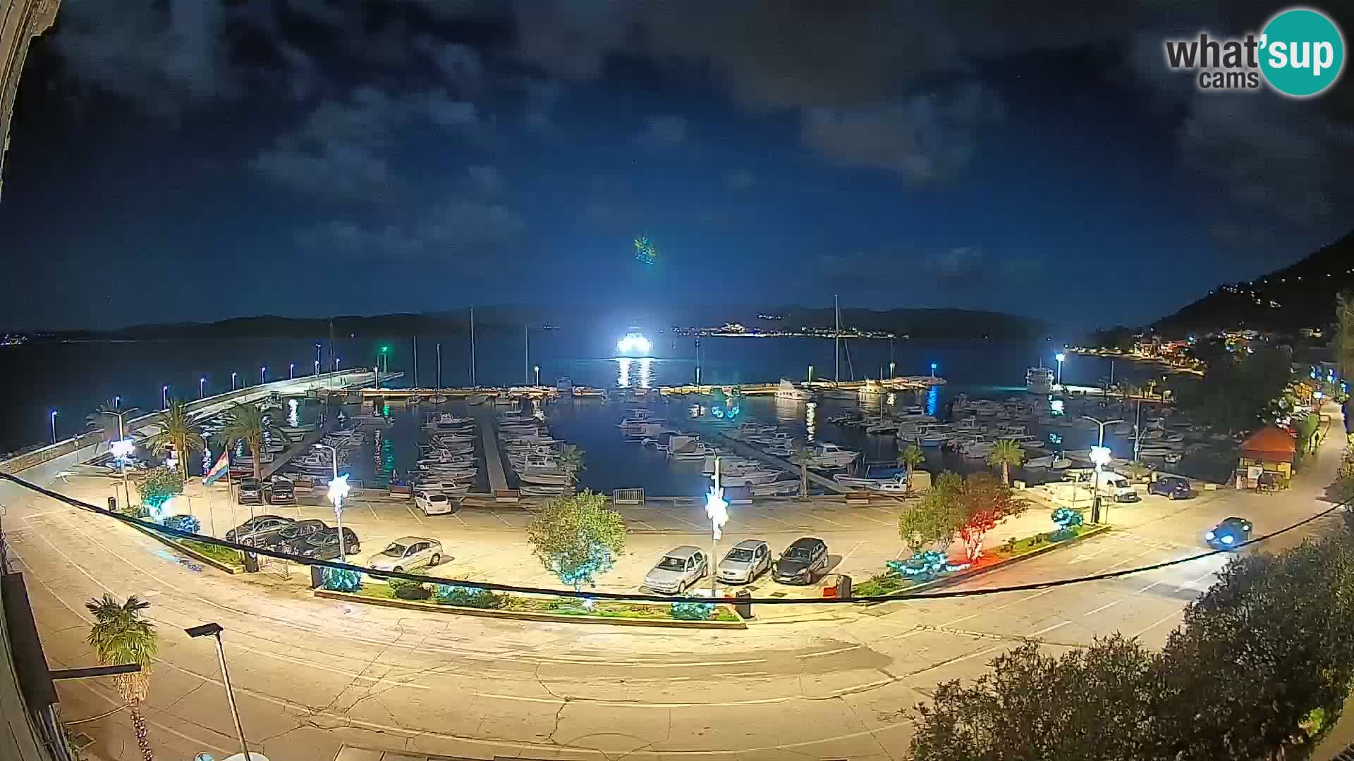 Webcam Orebić Riva – Ferry vers Korčula en direct