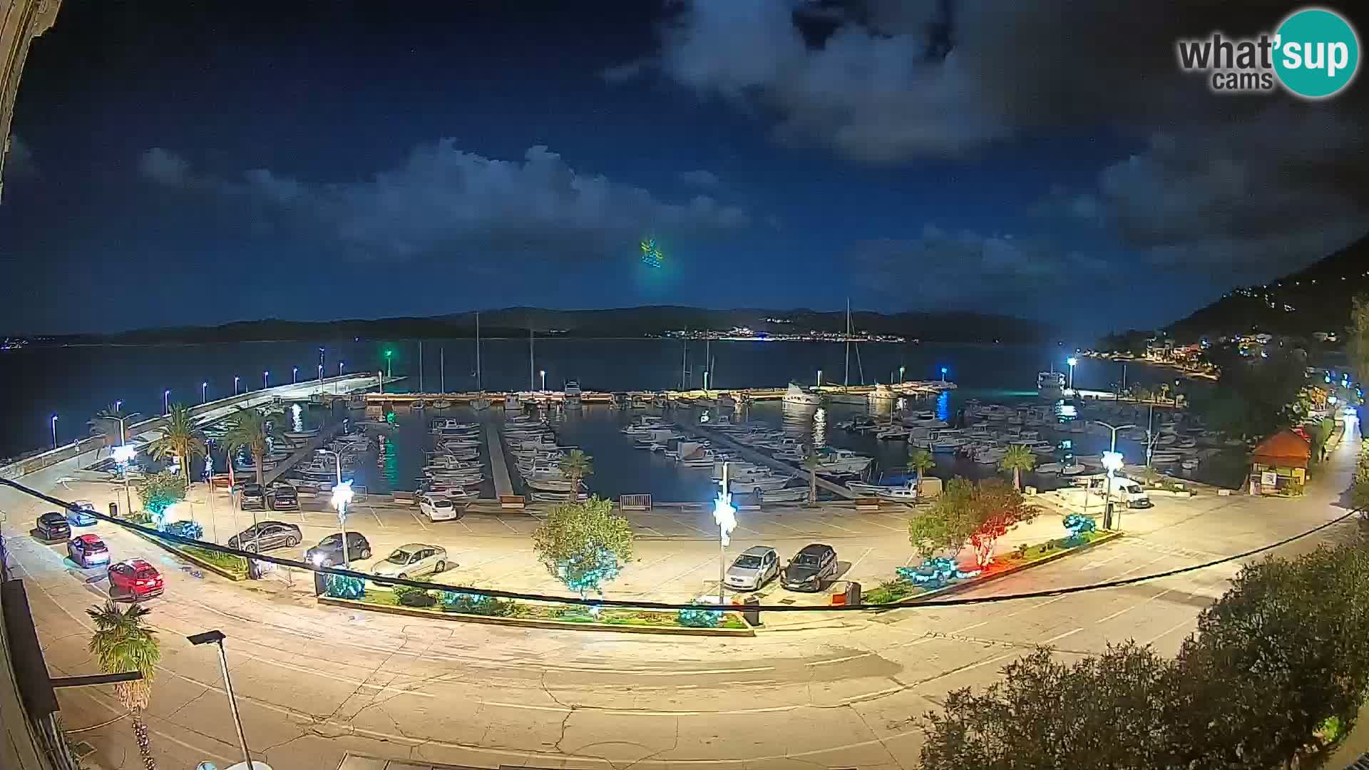 Webcam Orebić Riva – Ferry to Korčula Live