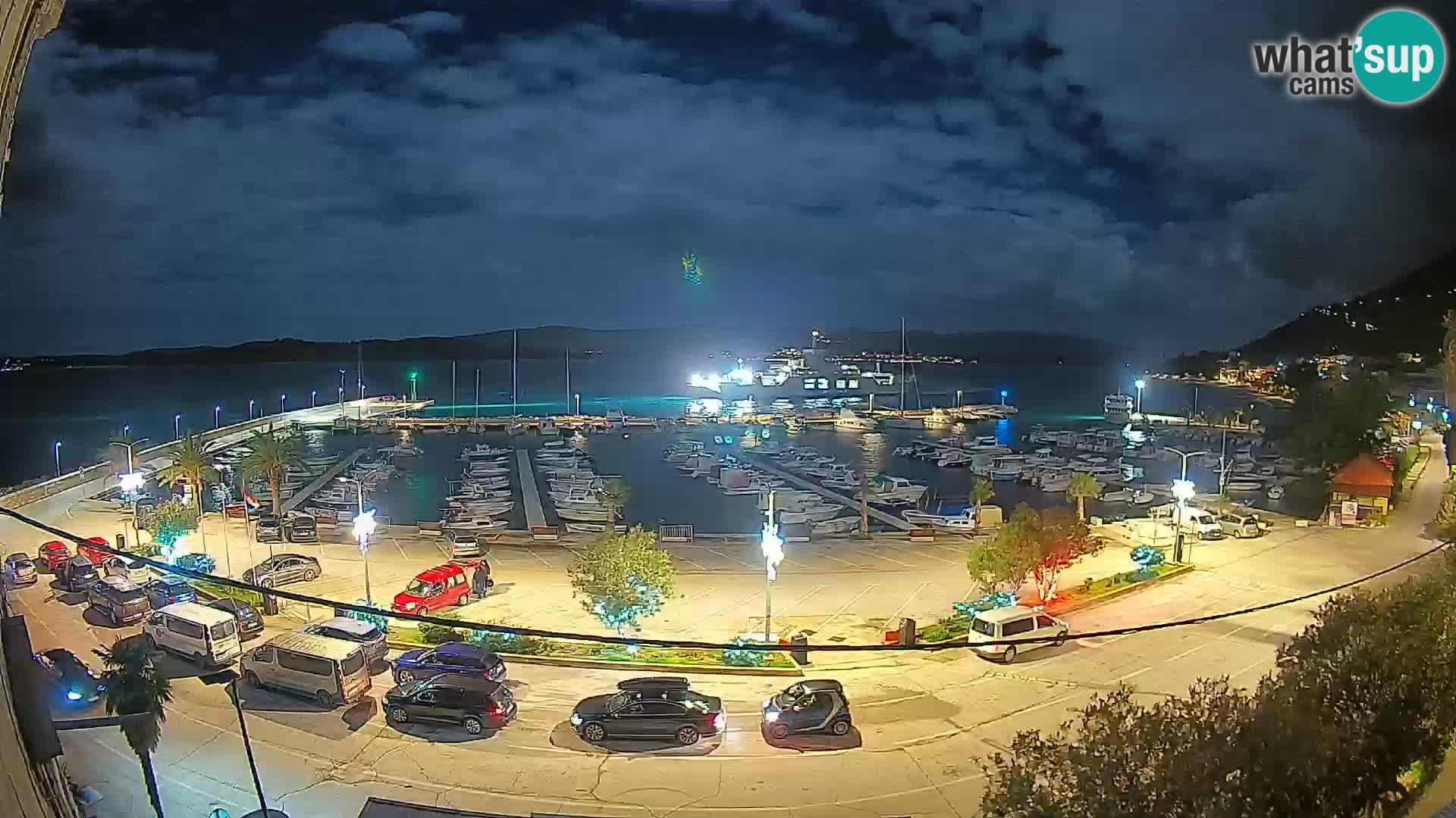 Spletna kamera Orebić Riva – Trajekt za Korčulo v živo