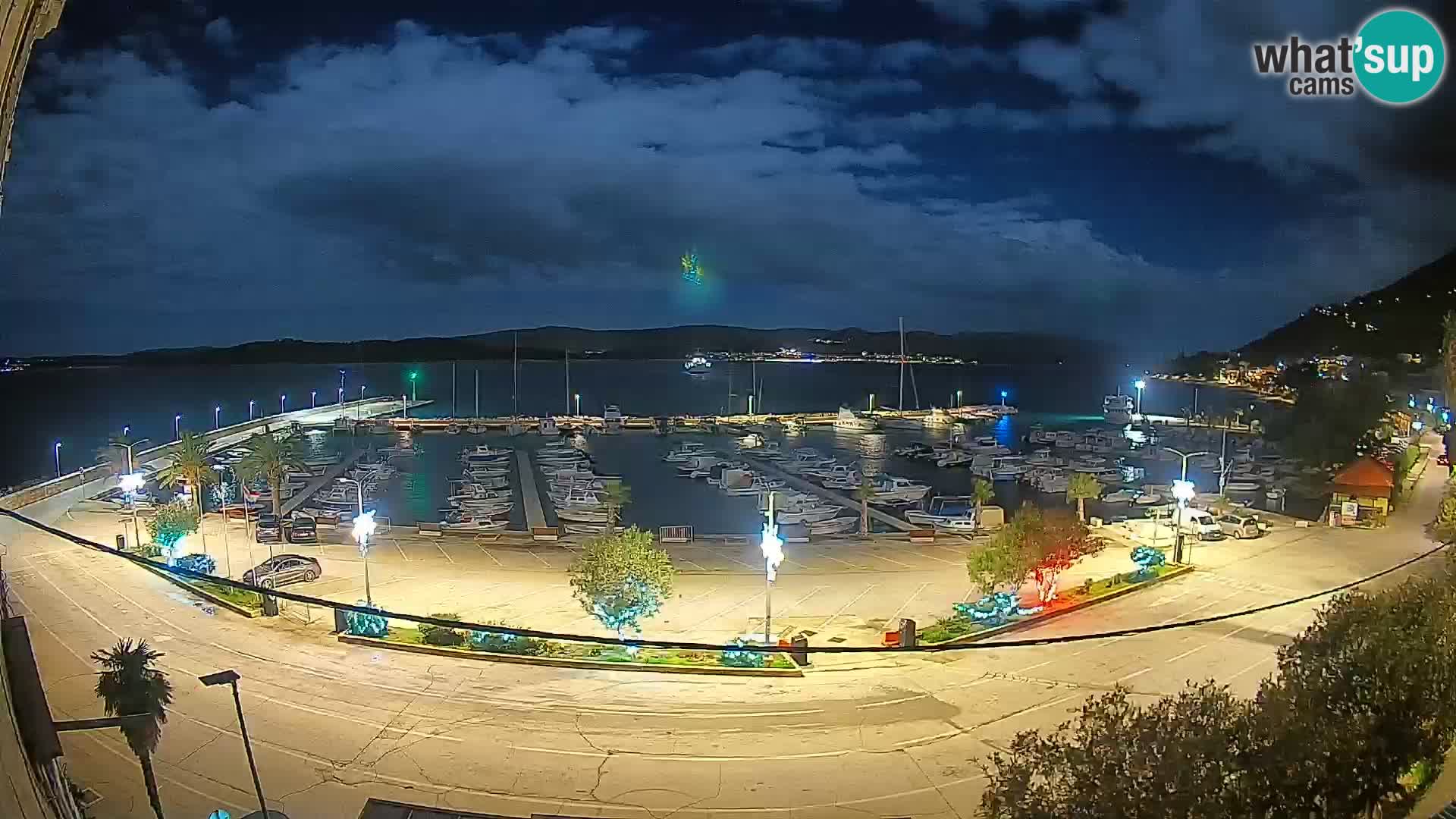 Webcam Orebić Riva – Ferry a Korčula en vivo