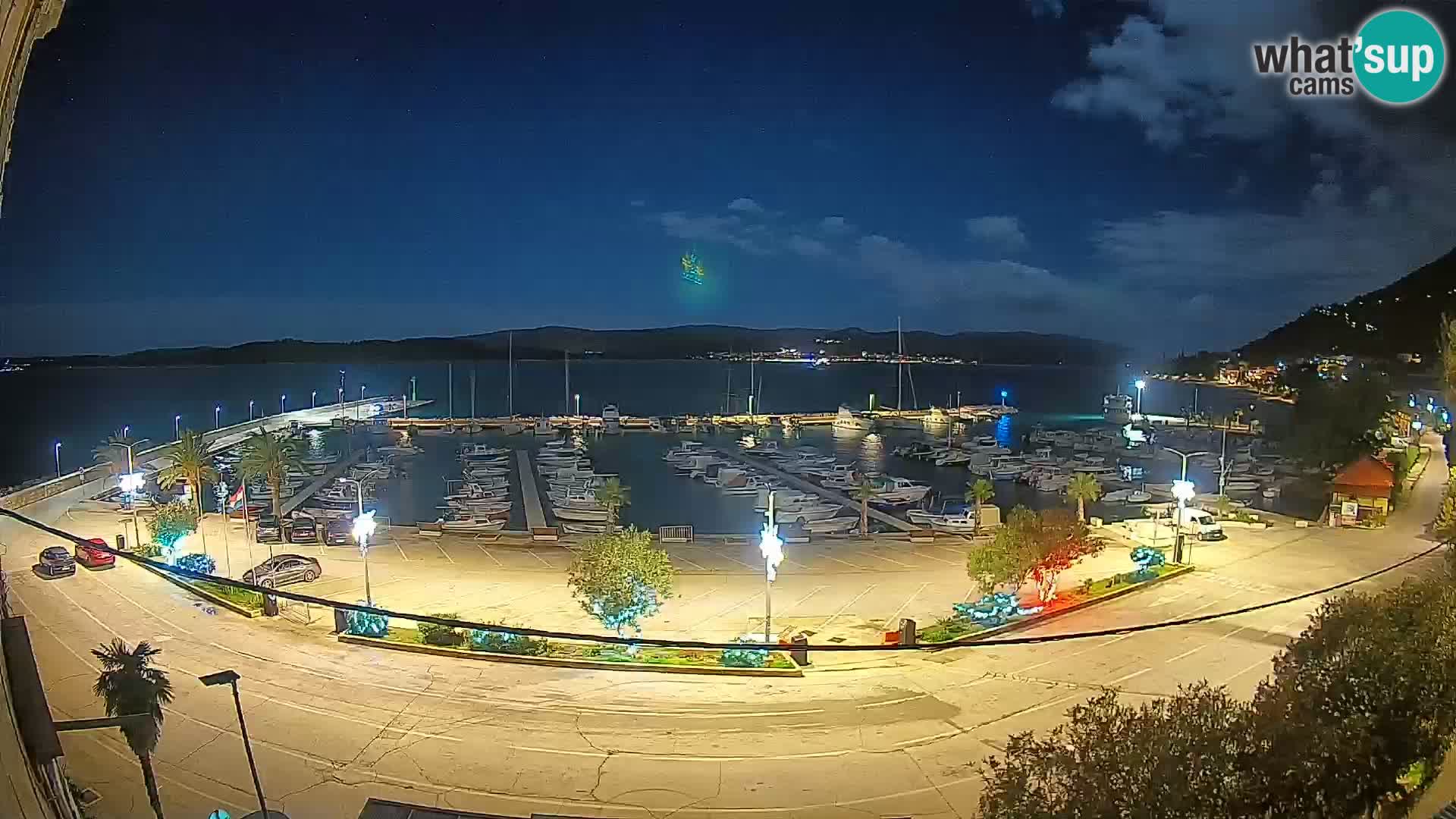 Webcam Orebić Riva – Ferry a Korčula en vivo