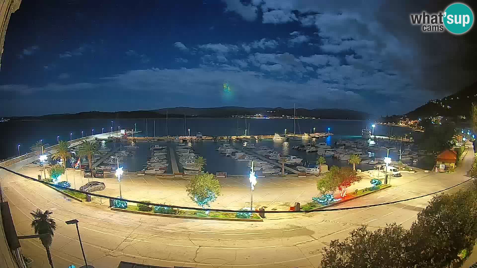 Webcam Orebić Riva – Ferry a Korčula en vivo