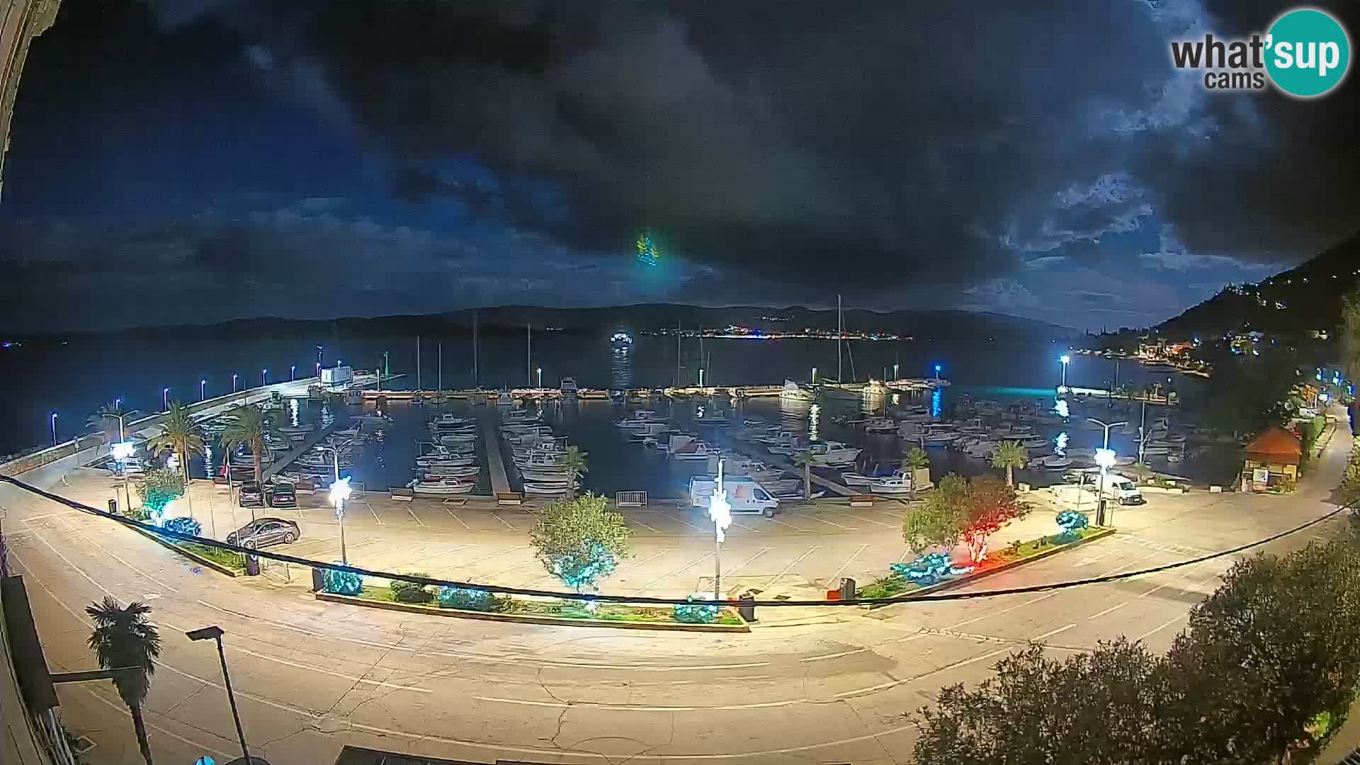 Webcam Orebić Riva – Ferry vers Korčula en direct